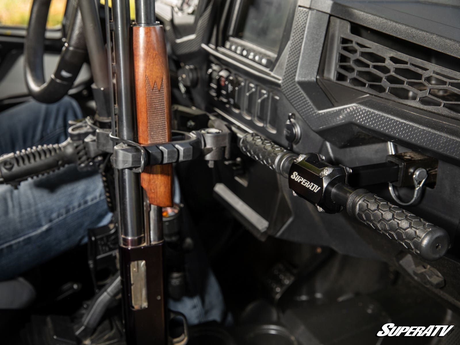 Photo of SuperATV Polaris RZR Grab Handle Gun Mount by SuperATV - Premium Storage for UTVs / Side by Sides