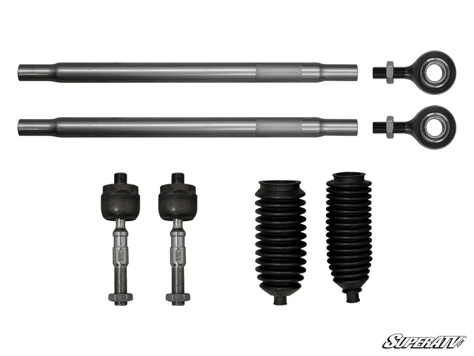 Photo of SuperATV Polaris RZR XP 1000 Heavy-Duty Swaged Tie Rod Kit by SuperATV - Premium Tie Rods for UTVs / Side by Sides