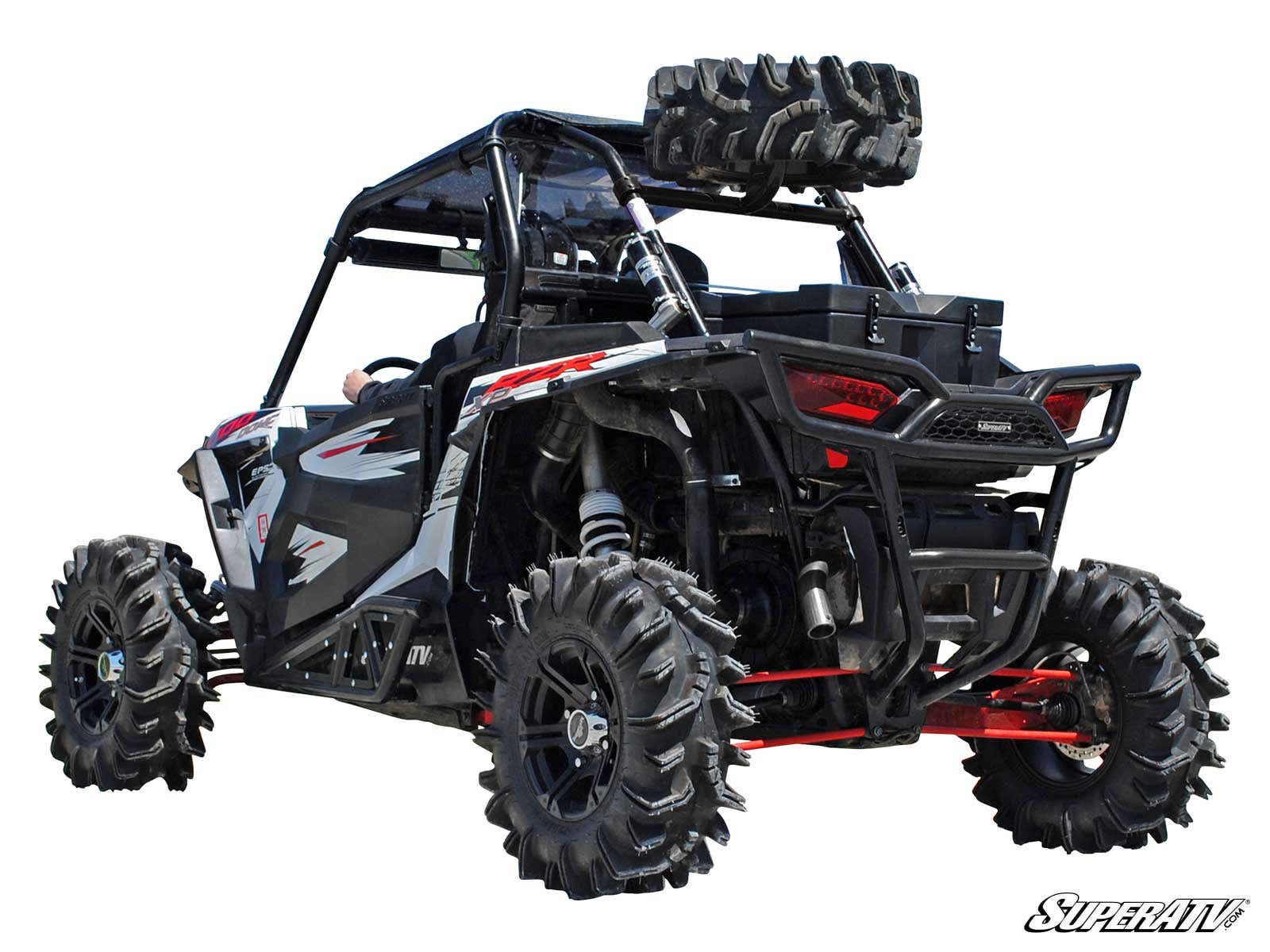 Photo of SuperATV Polaris RZR XP Turbo Spare Tire Carrier by SuperATV - Premium Storage for UTVs / Side by Sides