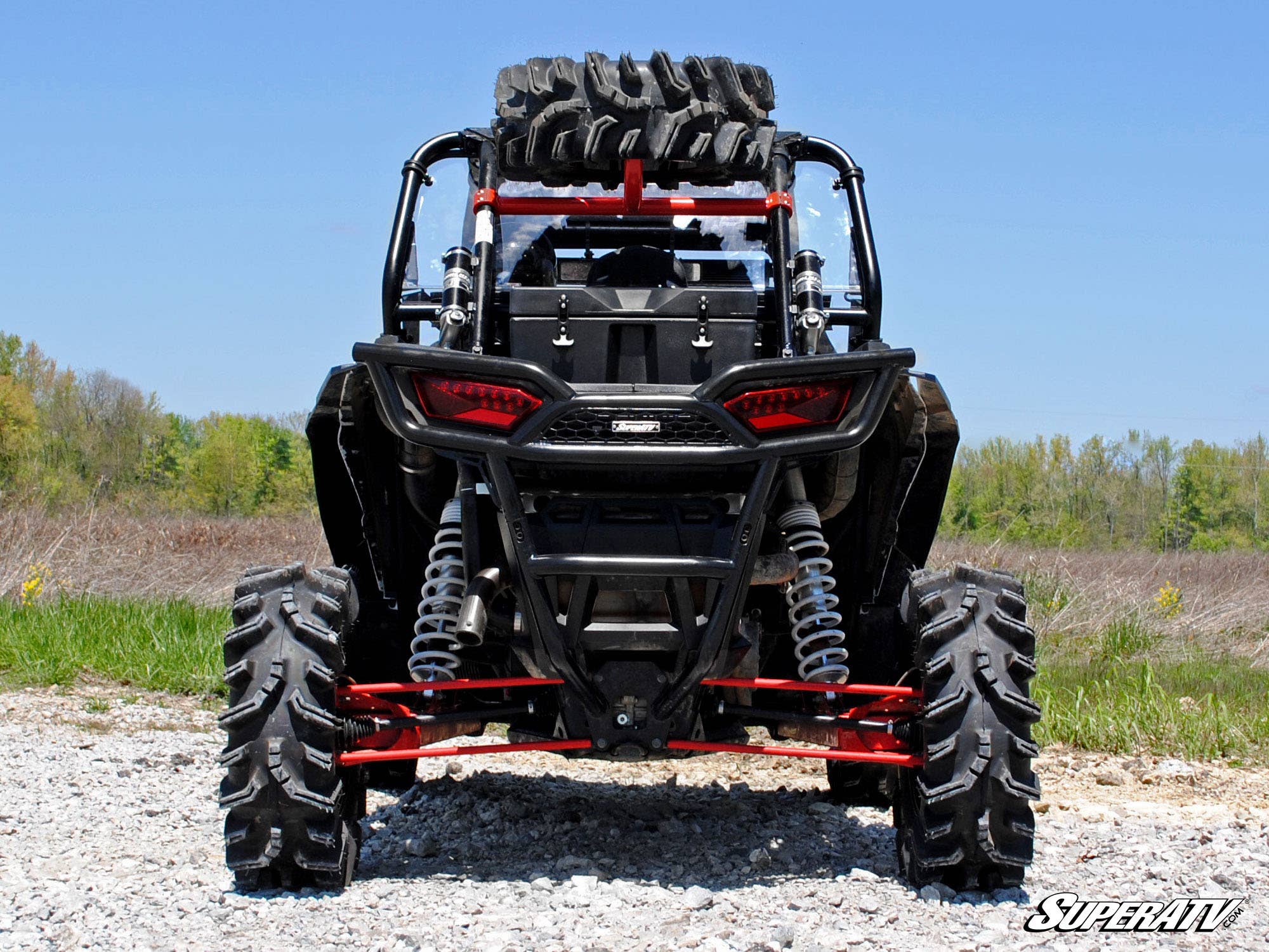 Photo of SuperATV Polaris RZRXP 1000 Spare Tire Carrier by SuperATV - Premium Mounts for UTVs / Side by Sides