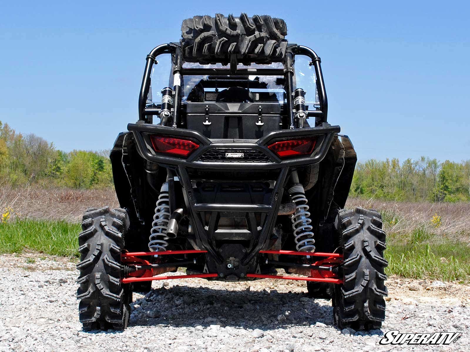 Photo of SuperATV Polaris RZR XP Turbo Spare Tire Carrier by SuperATV - Premium Storage for UTVs / Side by Sides