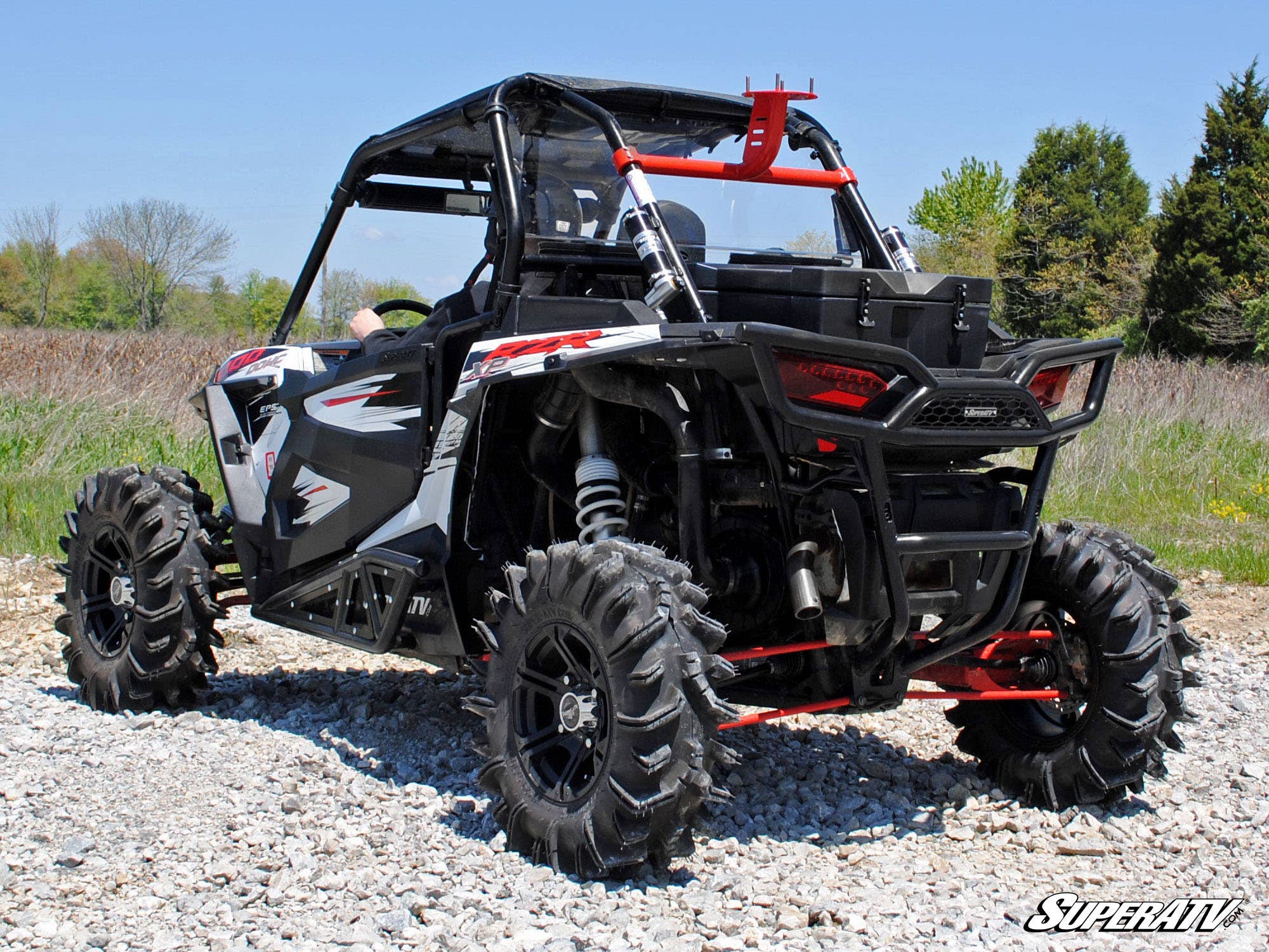 Photo of SuperATV Polaris RZRXP 1000 Spare Tire Carrier by SuperATV - Premium Mounts for UTVs / Side by Sides