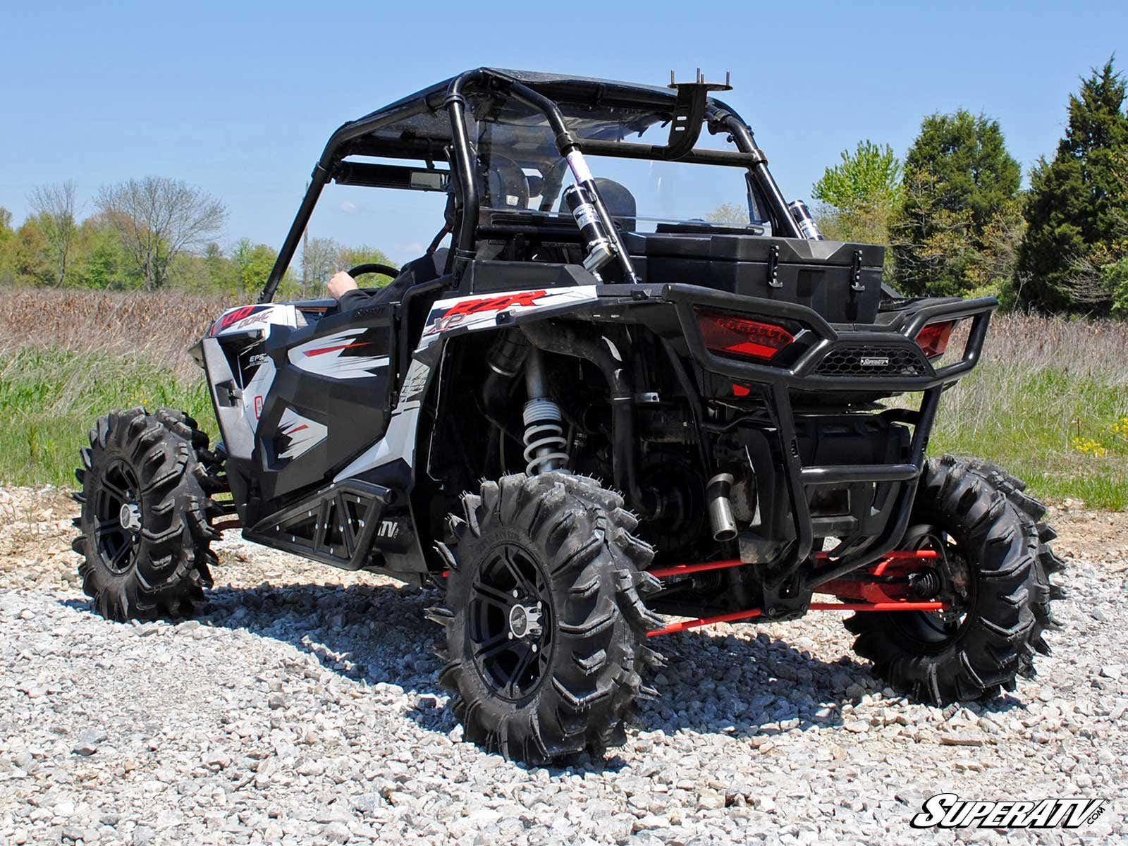 Photo of SuperATV Polaris RZR XP Turbo Spare Tire Carrier by SuperATV - Premium Storage for UTVs / Side by Sides