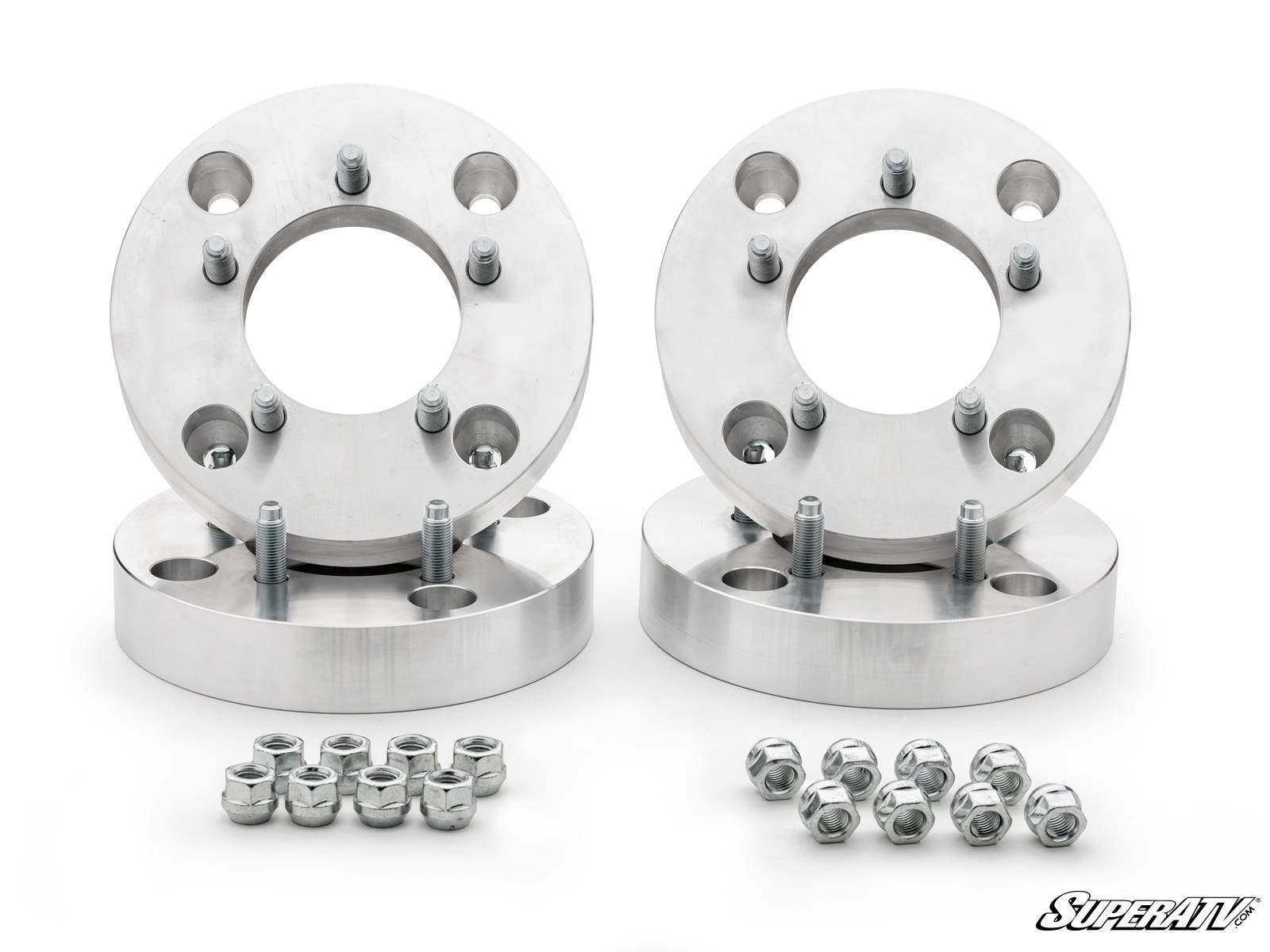 Photo of SuperATV Polaris 4/156 to 5x4.5 Wheel Adapter (1.5-Inch) by SuperATV - Premium Wheel Spacers for UTVs / Side by Sides