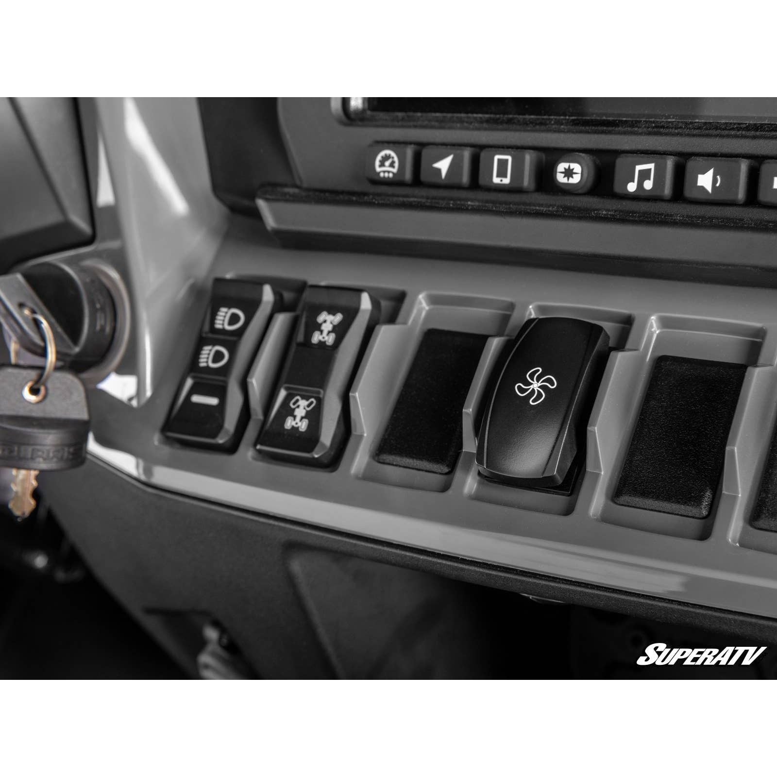 Photo of Polaris RZR XP Turbo In-Dash Heater by SuperATV - Premium Heaters for UTVs / Side by Sides