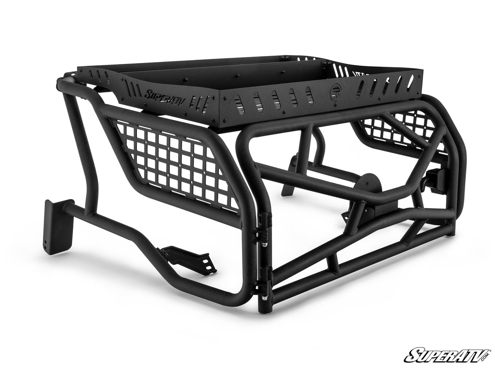 Photo of SuperATV Polaris RZR XP Turbo Outfitter Sport Bed Rack by SuperATV - Premium Storage for UTVs / Side by Sides