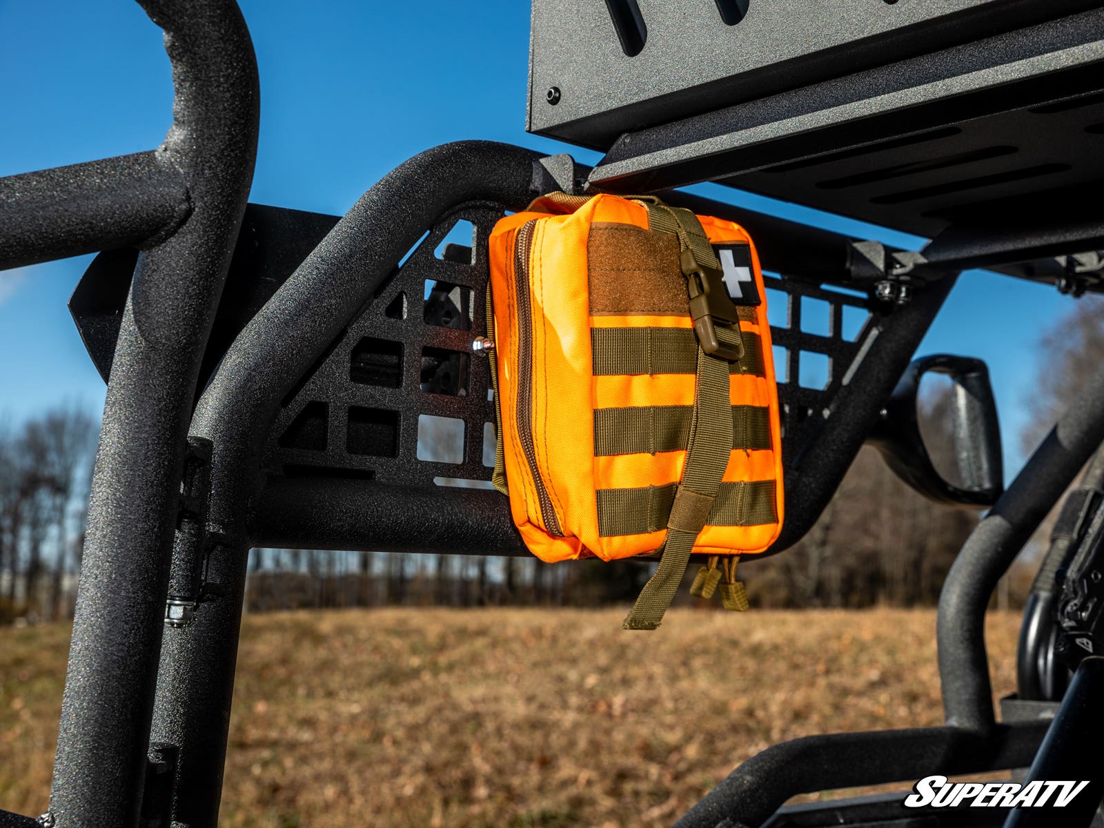 Photo of SuperATV Polaris RZR XP Turbo Outfitter Sport Bed Rack by SuperATV - Premium Storage for UTVs / Side by Sides