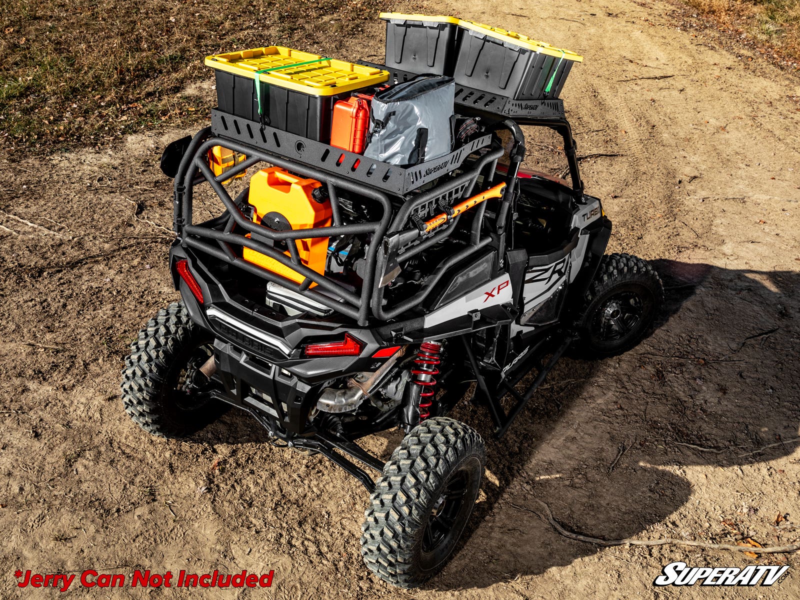 Photo of SuperATV Polaris RZR XP Turbo Outfitter Sport Bed Rack by SuperATV - Premium Storage for UTVs / Side by Sides