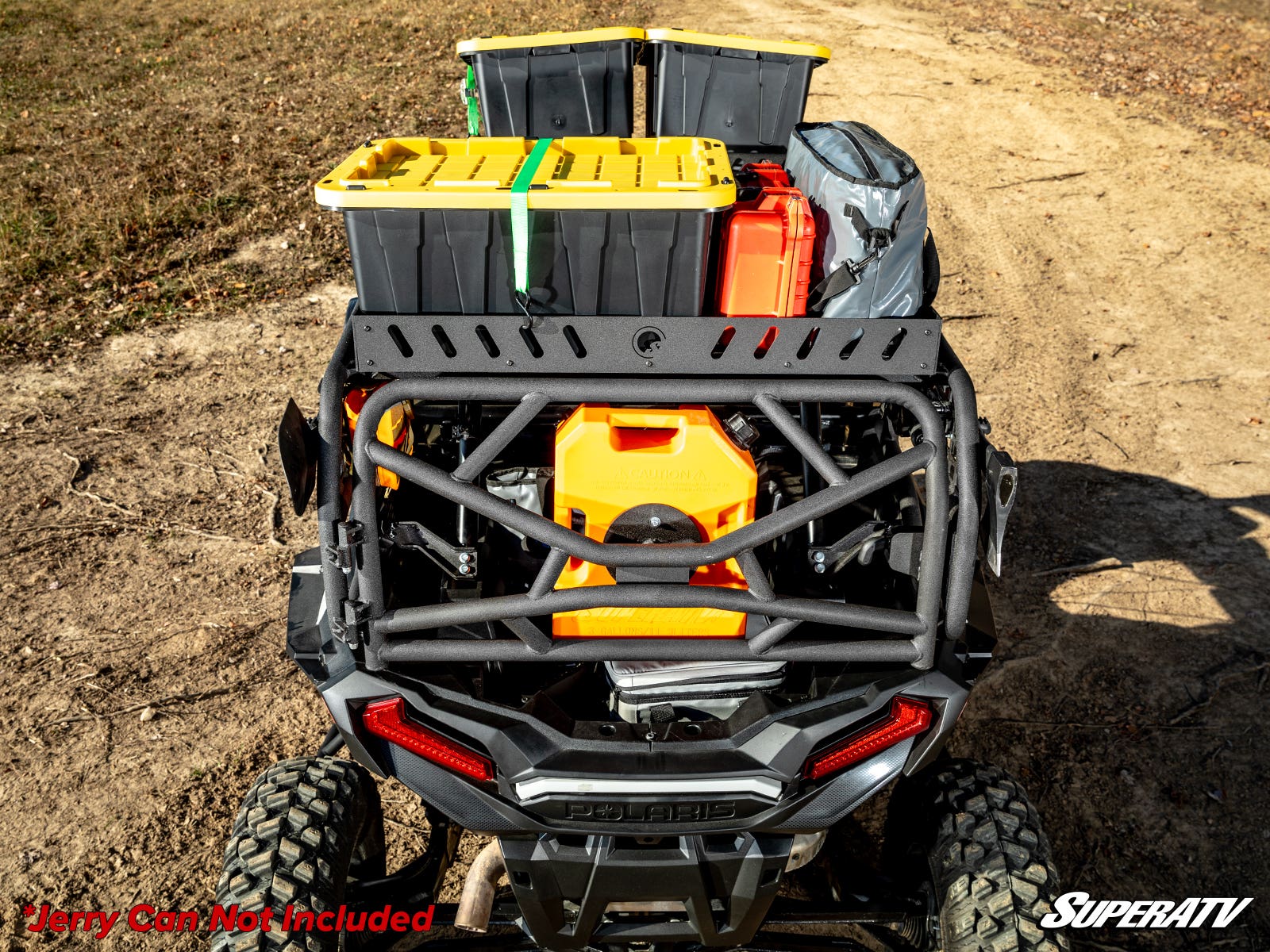 Photo of SuperATV Polaris RZR XP Turbo Outfitter Sport Bed Rack by SuperATV - Premium Storage for UTVs / Side by Sides