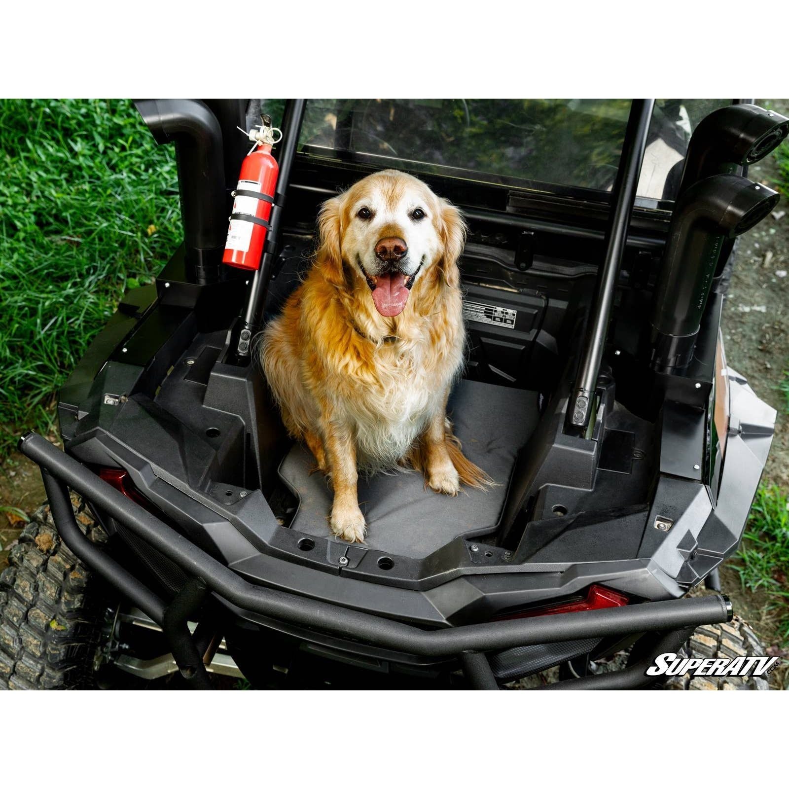 Photo of Polaris RZR Turbo S Padded Heat Shield by SuperATV - Premium Body for UTVs / Side by Sides