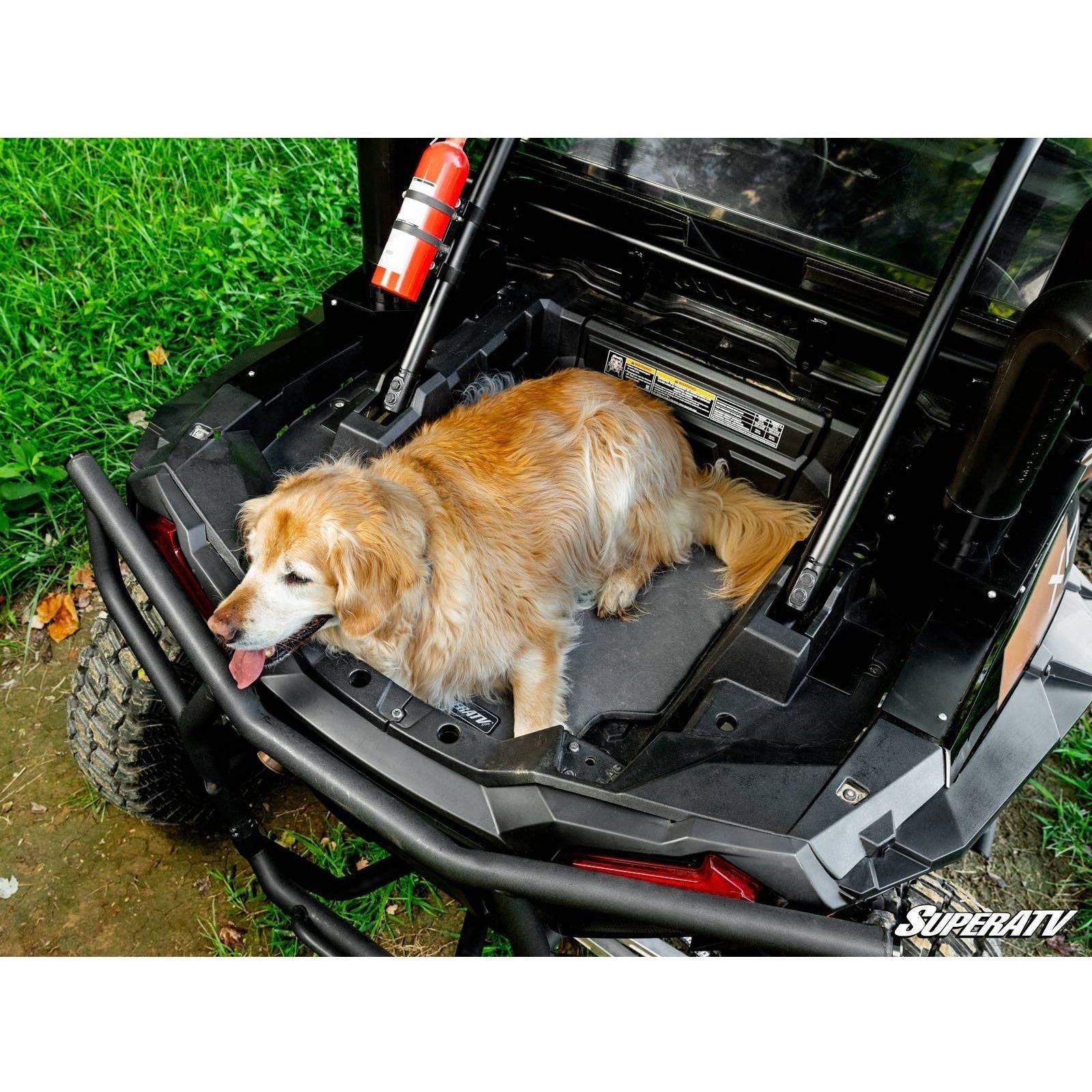 Photo of Polaris RZR Turbo S Padded Heat Shield by SuperATV - Premium Body for UTVs / Side by Sides