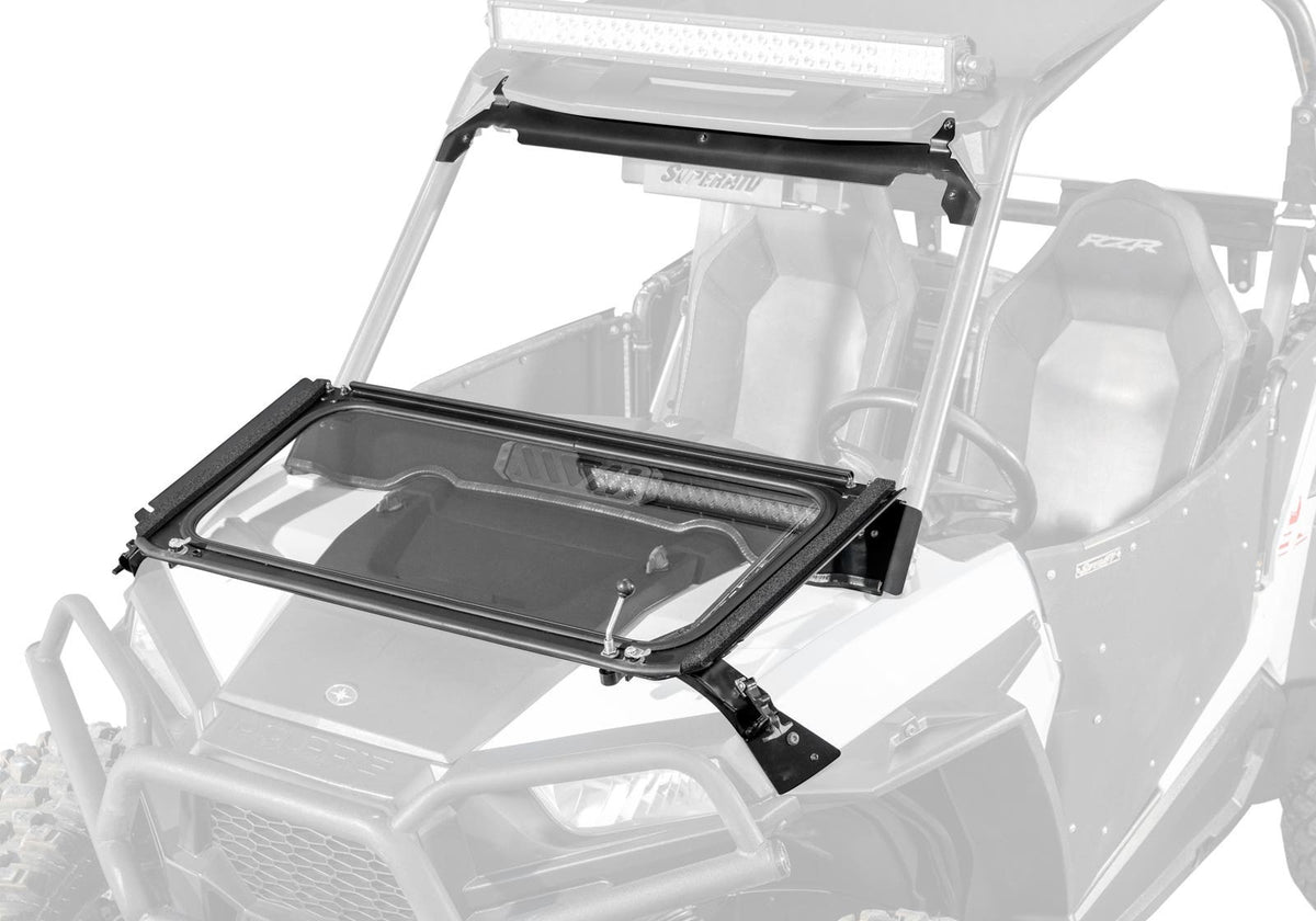 Polaris RZR 900 Flip Down Glass Windshield