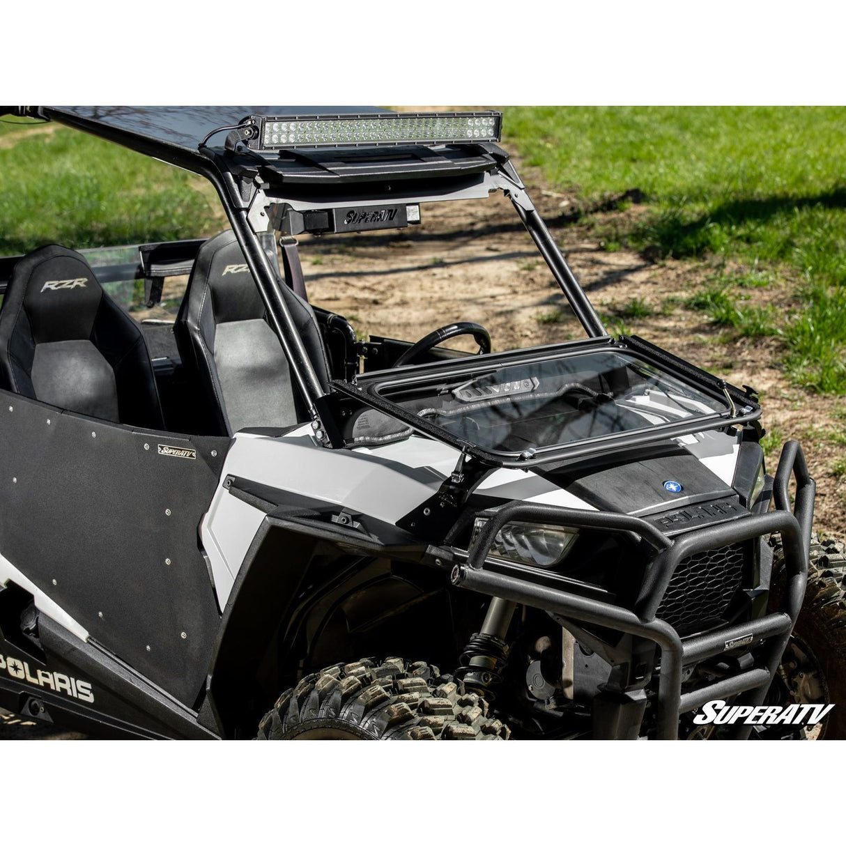 Polaris RZR XP 1000 Flip Down Glass Windshield