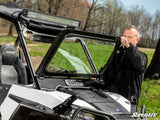 Photo of SuperATV Polaris RZR S 1000 Flip Down Glass Windshield by SuperATV - Premium Windshields for UTVs / Side by Sides