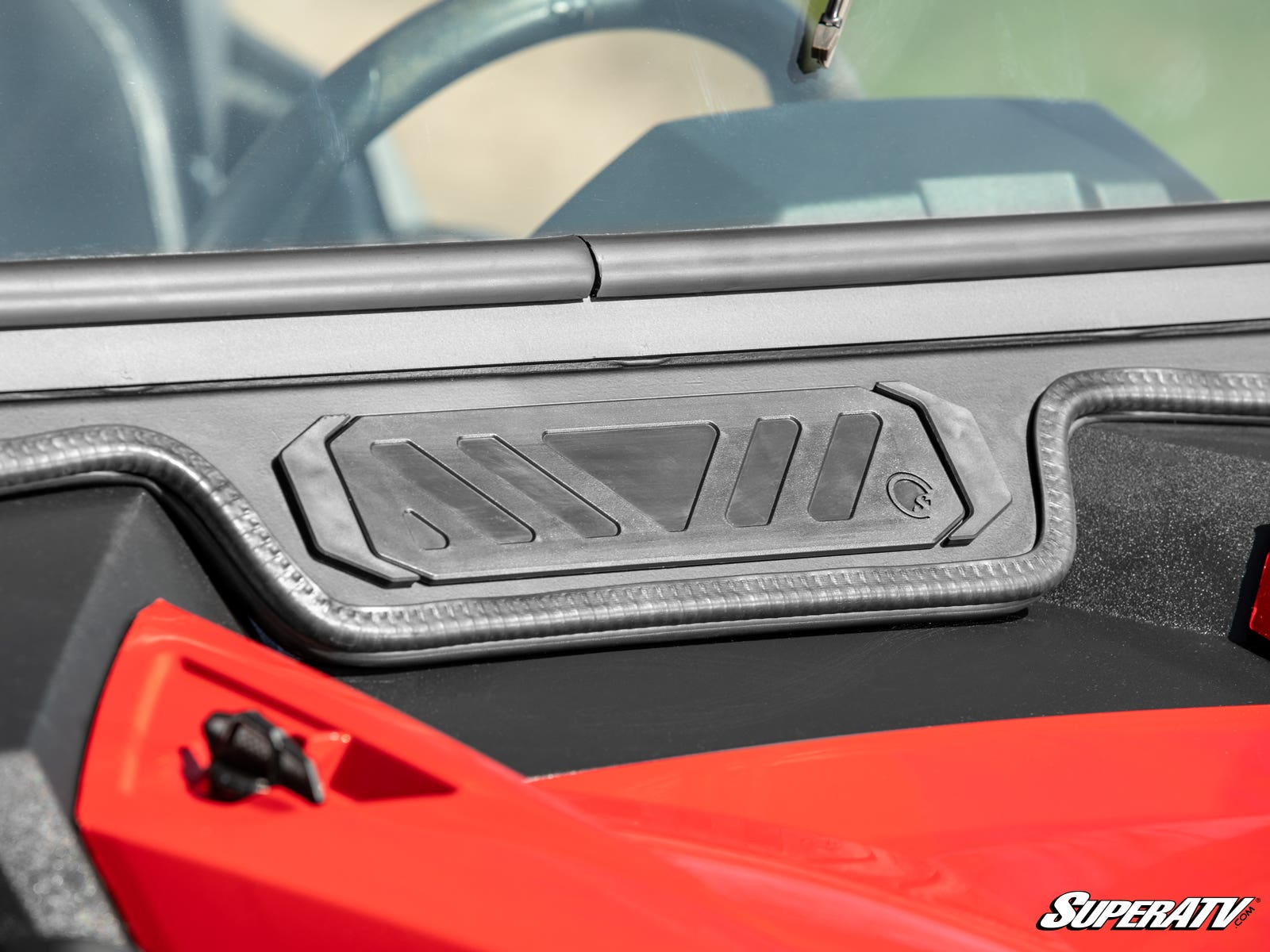 Photo of SuperATV Polaris RZR XP Turbo Flip Down Glass Windshield by SuperATV - Premium Windshields for UTVs / Side by Sides