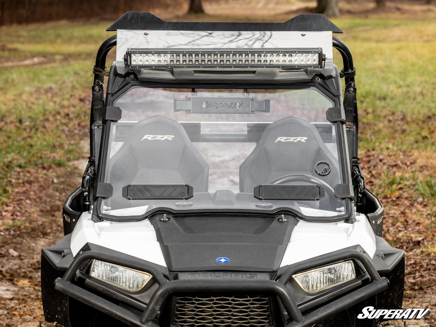 Photo of SuperATV Polaris RZR 900 Vented Full Windshield—Scratch Resistant by SuperATV - Premium Windshields for UTVs / Side by Sides