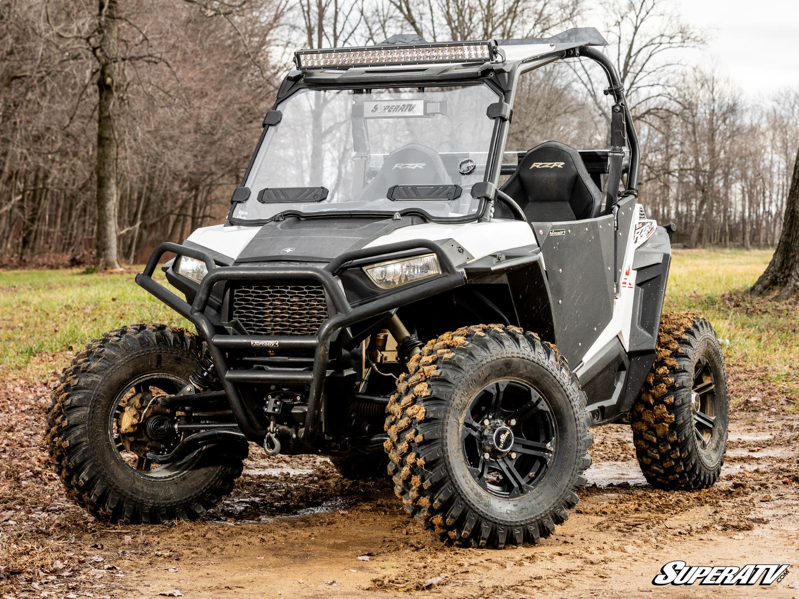 Photo of SuperATV Polaris RZR 900 Vented Full WindshieldScratch Resistant by SuperATV - Premium for UTVs / Side by Sides