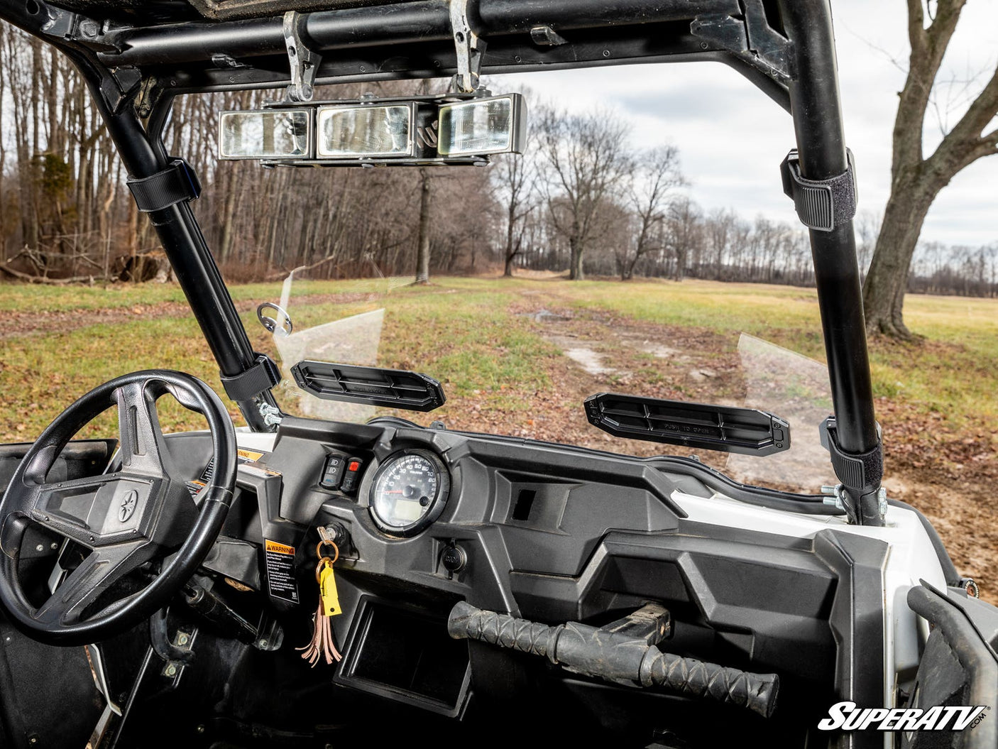 Photo of SuperATV Polaris RZR 900 Vented Full Windshield—Scratch Resistant by SuperATV - Premium Windshields for UTVs / Side by Sides