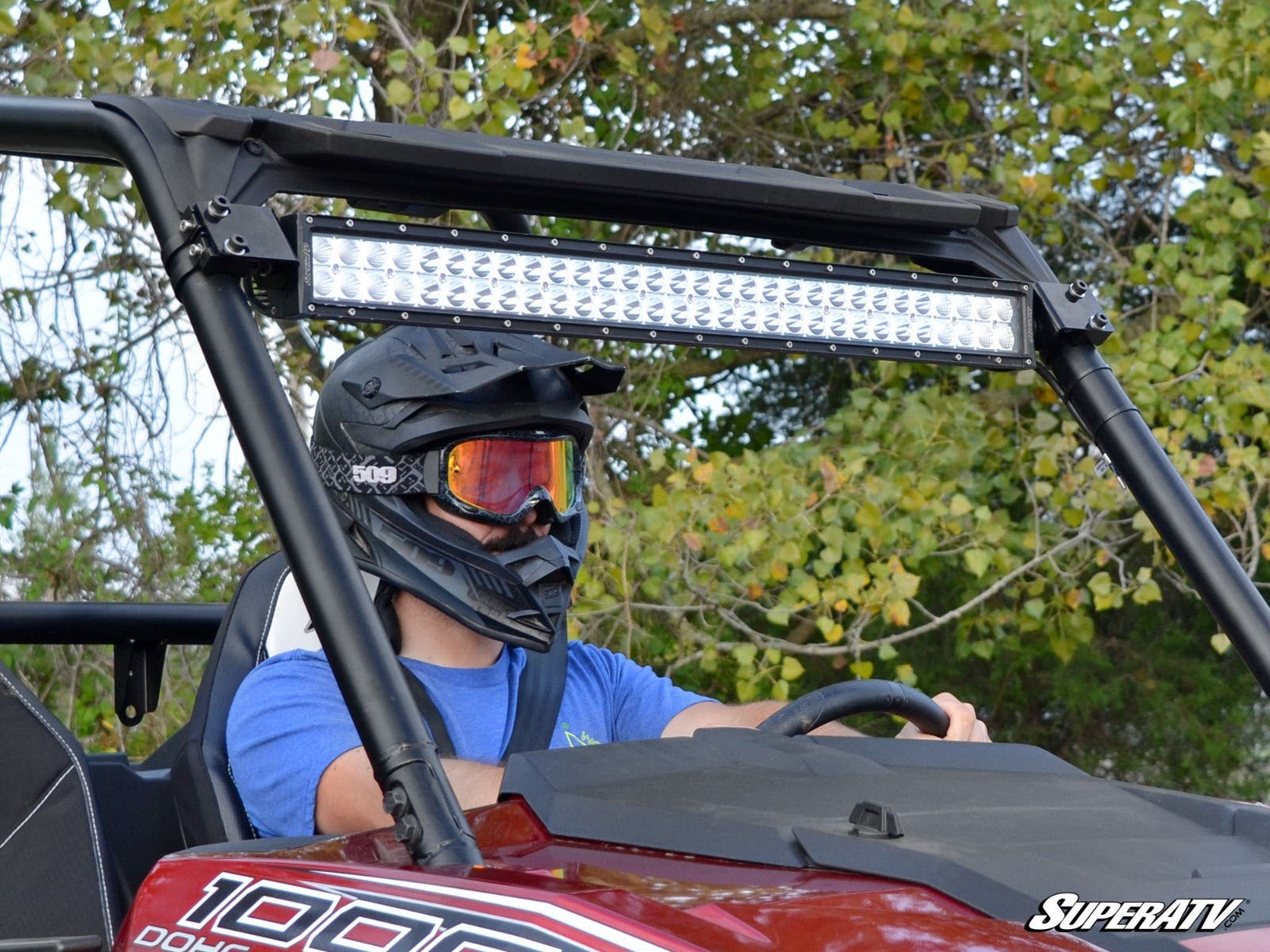 Photo of SuperATV Polaris RZR 30" Straight/Curved Light Bar Cage Mounting Bracket by SuperATV - Premium Mounts for UTVs / Side by Sides