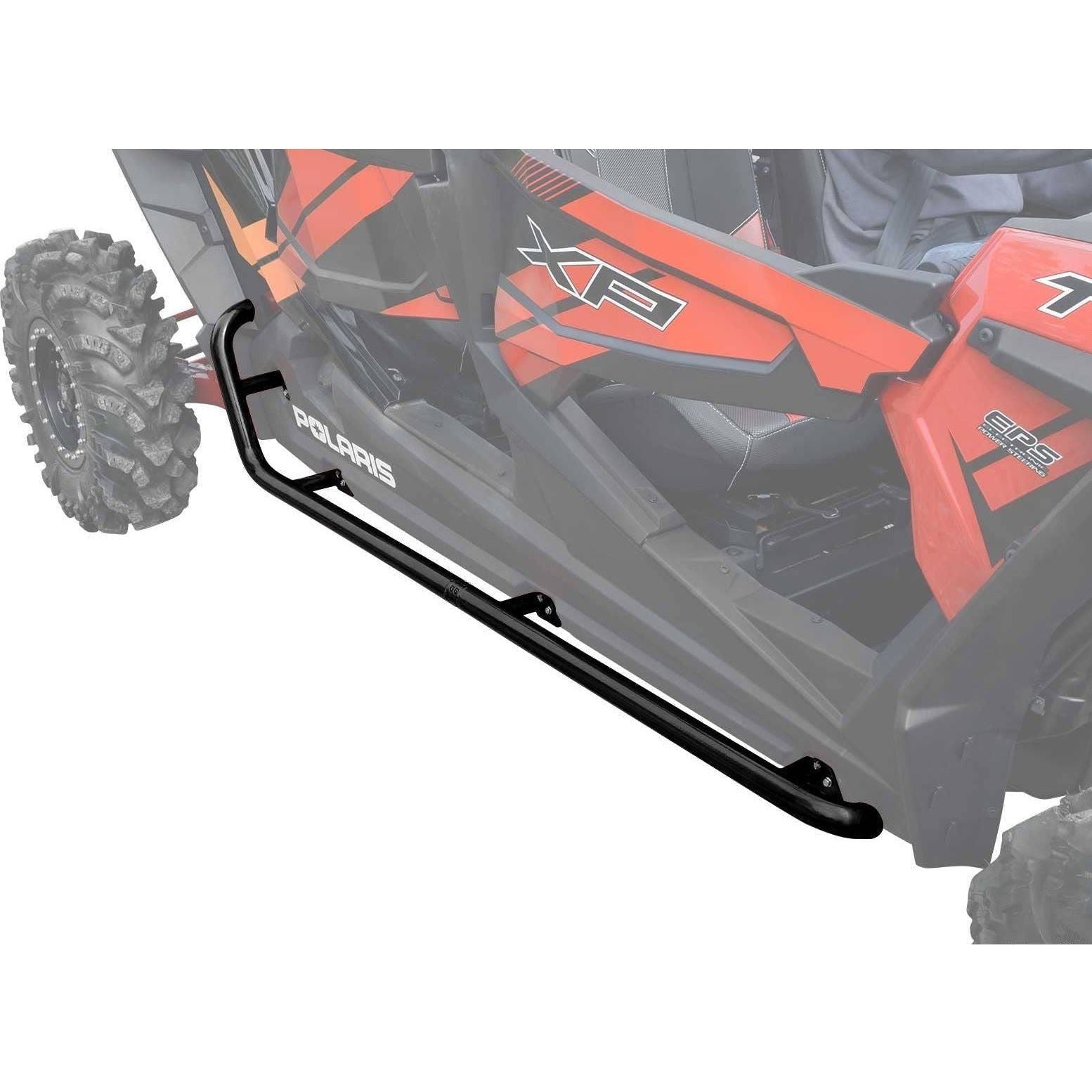 Photo of Polaris RZR 4 Turbo S Rock Sliding Nerf Bars by SuperATV - Premium Bumpers for UTVs / Side by Sides
