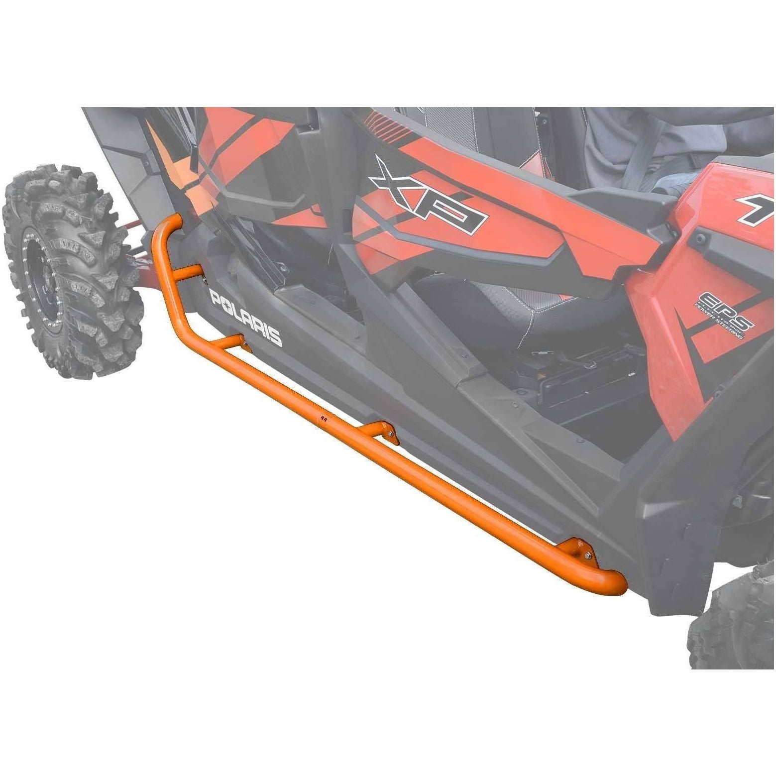 Photo of Polaris RZR 4 Turbo S Rock Sliding Nerf Bars by SuperATV - Premium Bumpers for UTVs / Side by Sides