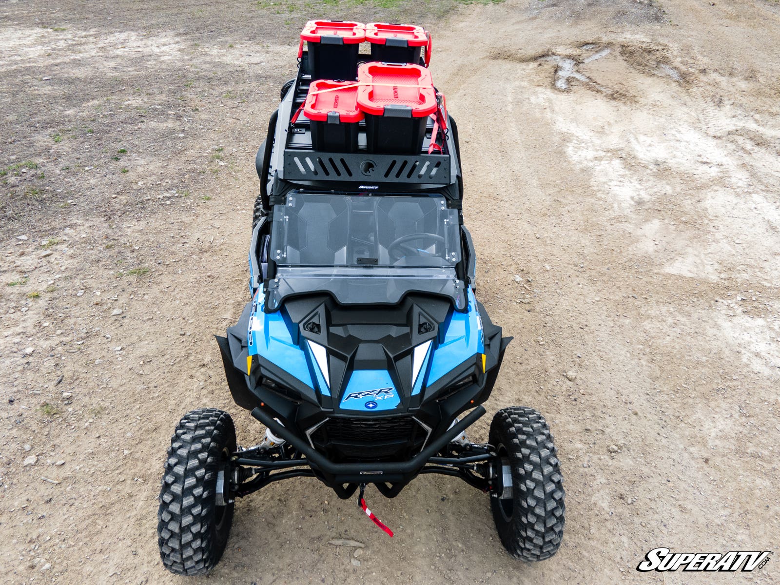 Photo of SuperATV Polaris RZR XP 4 Turbo Outfitter Sport Roof Rack by SuperATV - Premium Storage for UTVs / Side by Sides