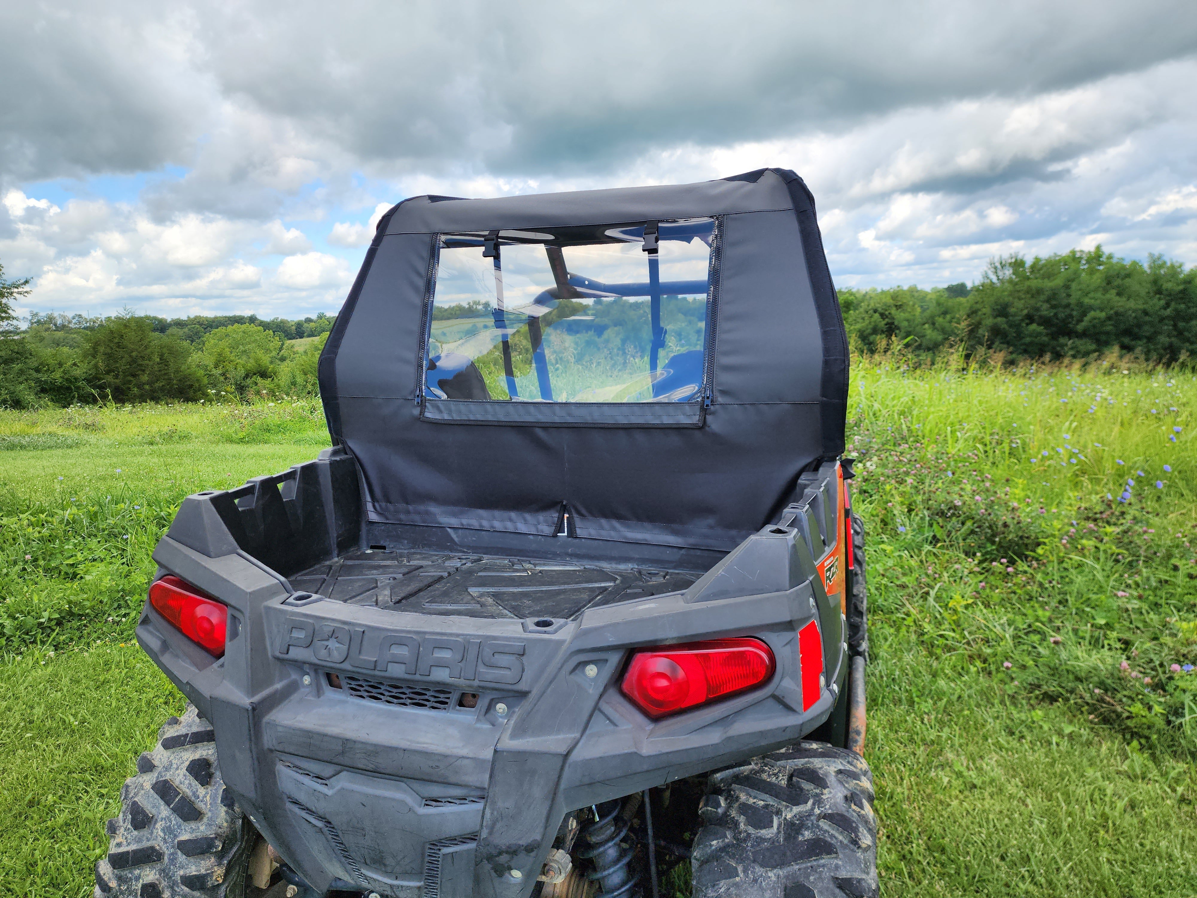 Photo of Polaris RZR 570/800/900 - Soft Back Panel by 3 Star UTV - Premium Enclosures for UTVs / Side by Sides