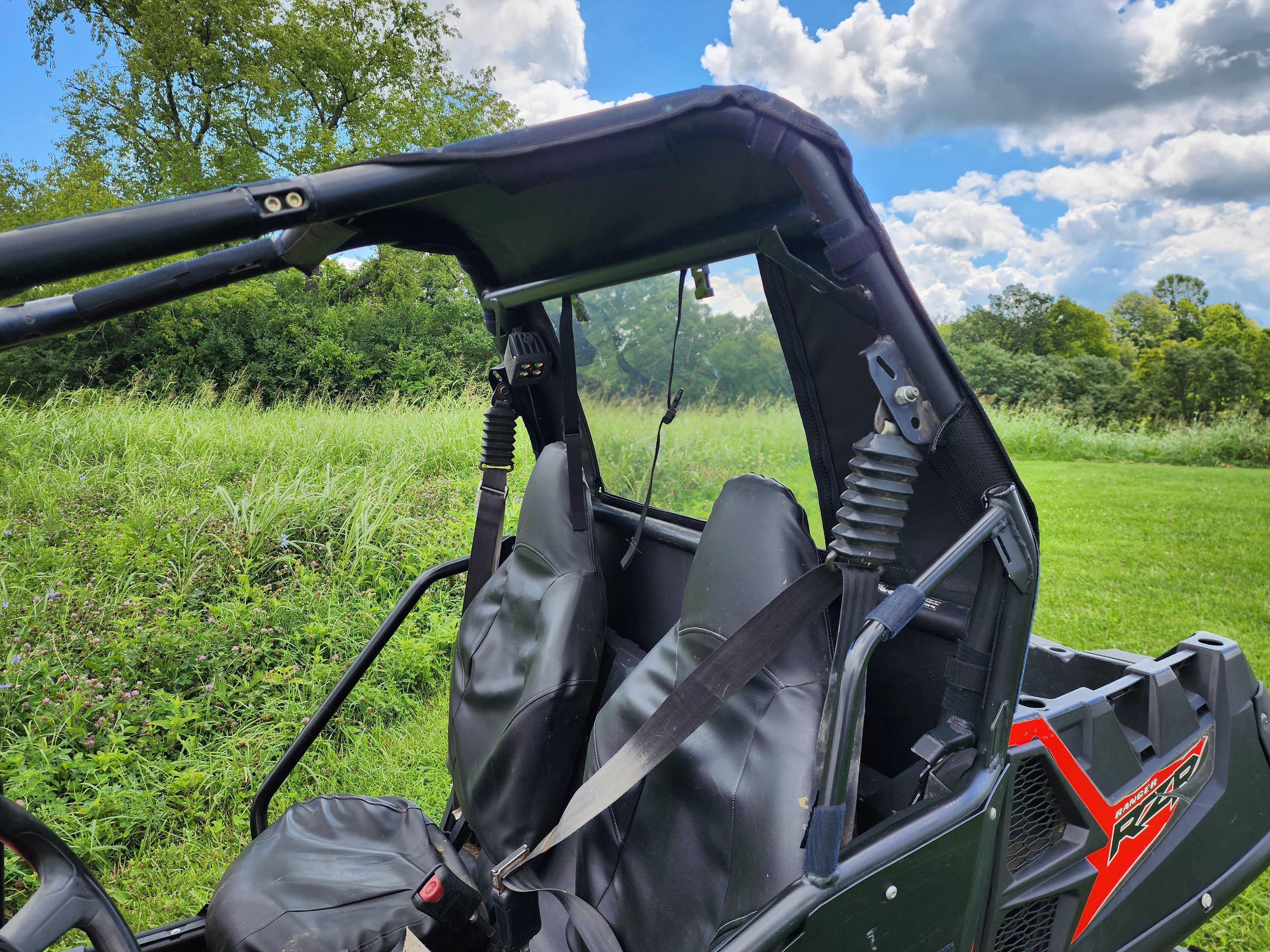 Photo of Polaris RZR 570/800/900 - Soft Back Panel by 3 Star UTV - Premium Enclosures for UTVs / Side by Sides