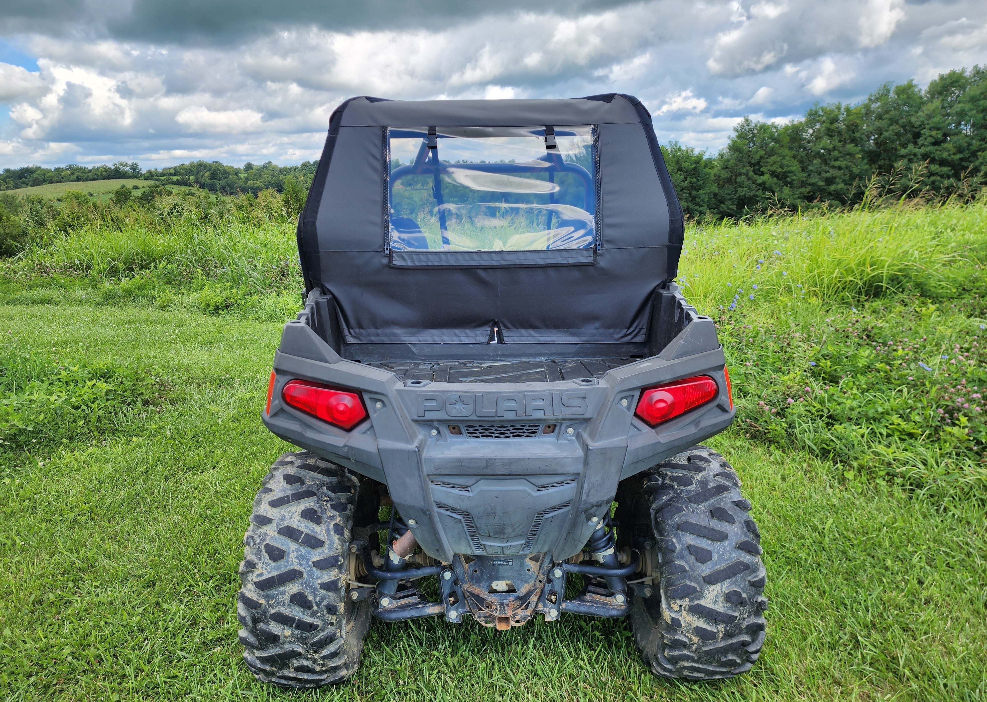 Photo of Polaris RZR 570/800/900 - Soft Back Panel by 3 Star UTV - Premium Enclosures for UTVs / Side by Sides