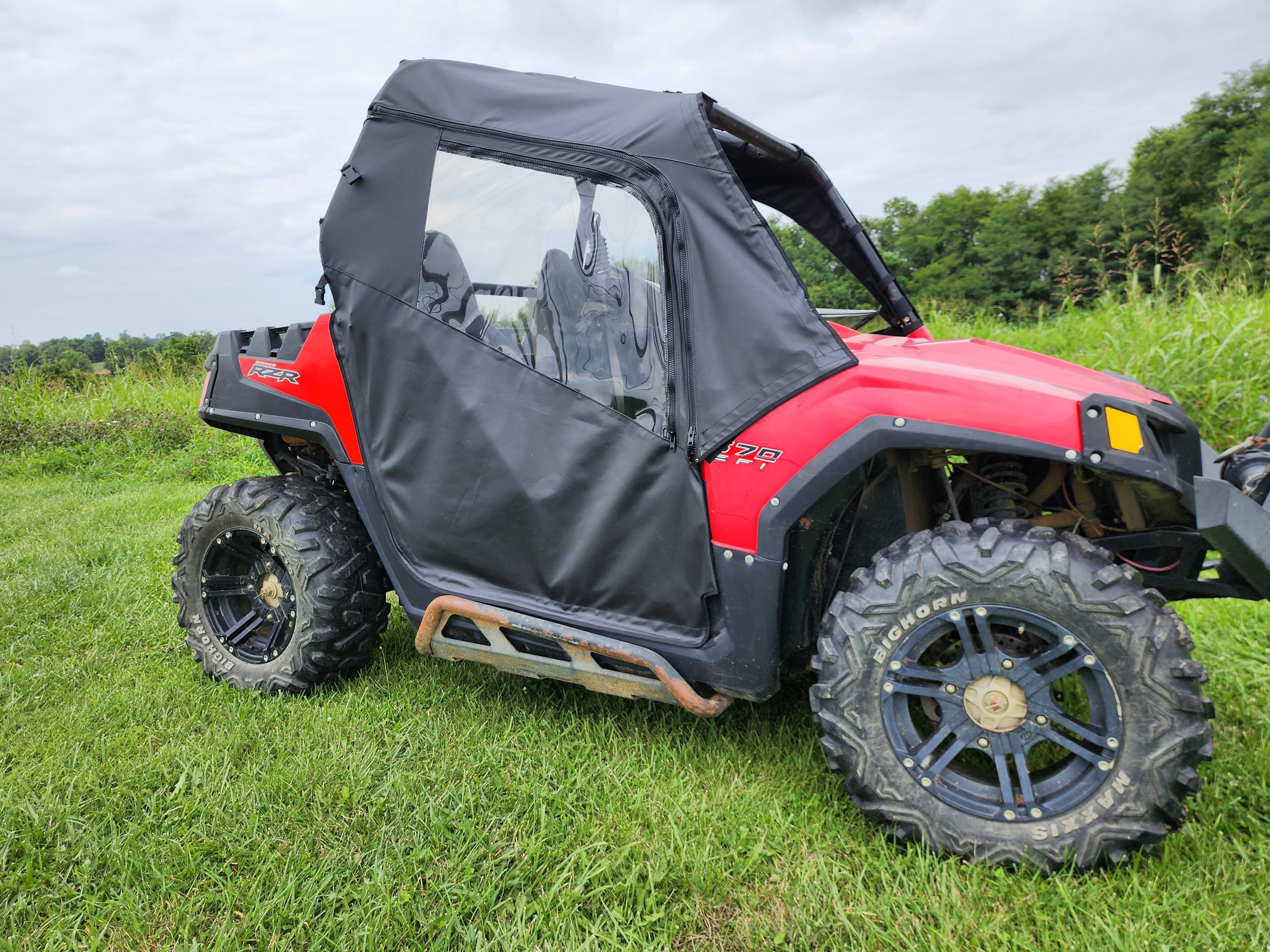 Photo of Polaris RZR 570/800/900 - Soft Doors by 3 Star UTV - Premium Enclosures for UTVs / Side by Sides