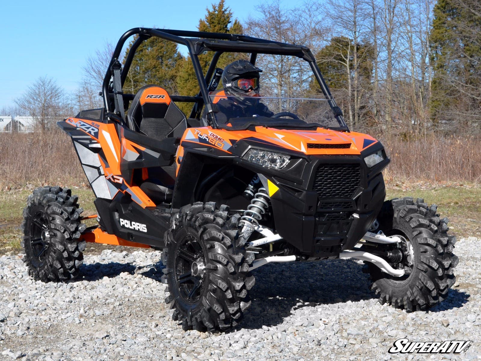 Photo of SuperATV Polaris RZR S 1000 Half Windshield by SuperATV - Premium Windshields for UTVs / Side by Sides