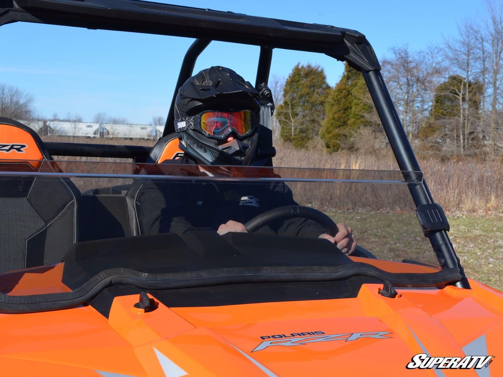 Photo of SuperATV Polaris RZR S 1000 Half Windshield by SuperATV - Premium Windshields for UTVs / Side by Sides