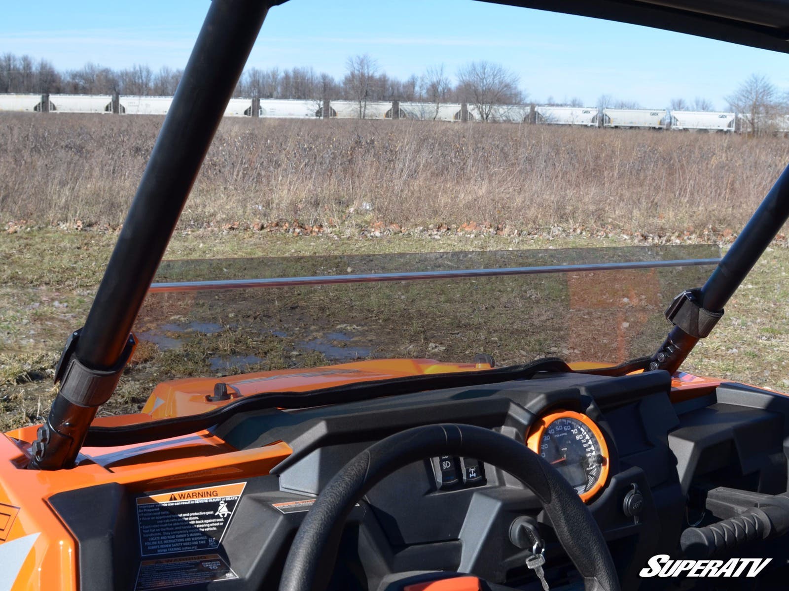 Photo of SuperATV Polaris RZR XP 1000 Half Windshield by SuperATV - Premium Windshields for UTVs / Side by Sides