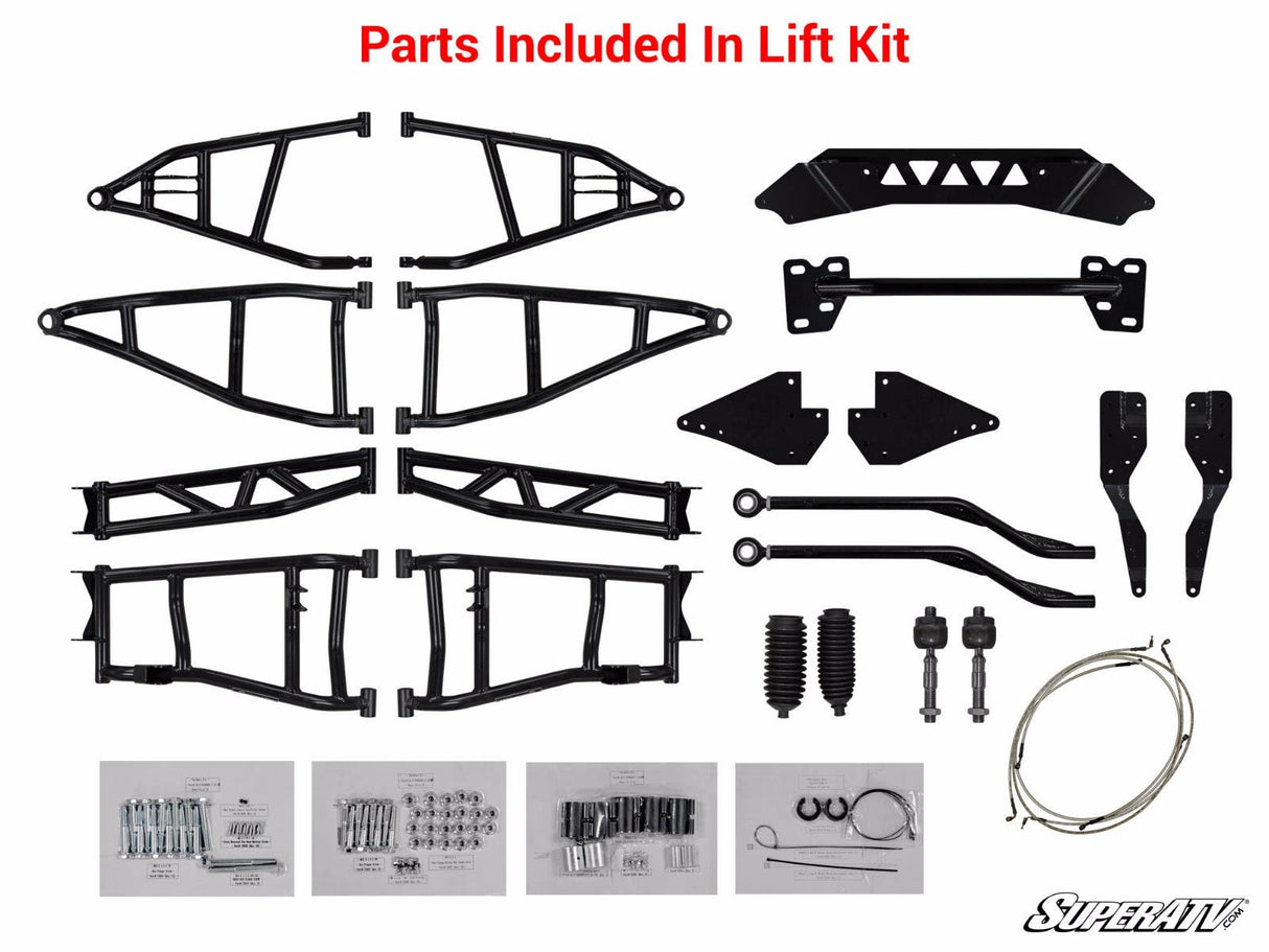 SuperATV Polaris RZR S 1000 7-10" Lift Kit