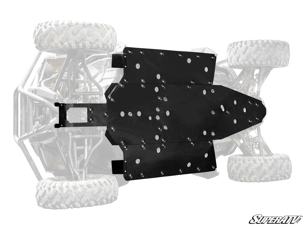 SuperATV Polaris RZR Trail S 900 Full Skid Plate