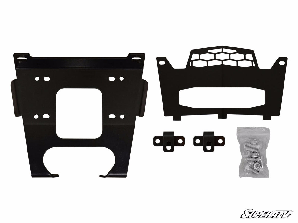 SuperATV Polaris RZR 900 Winch Mounting Plate