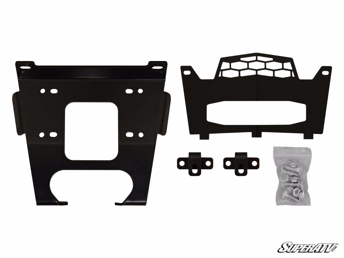 Photo of SuperATV Polaris RZR 900 Winch Mounting Plate by SuperATV - Premium Winches & Winch Mounts for UTVs / Side by Sides
