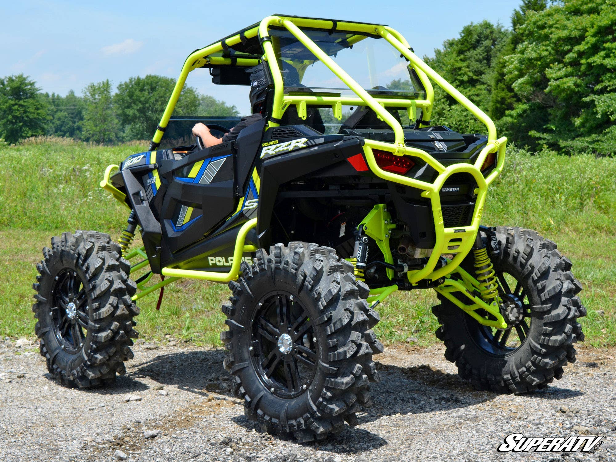 Photo of SuperATV Polaris RZR S 1000 Rear Windshield by SuperATV - Premium Windshields for UTVs / Side by Sides
