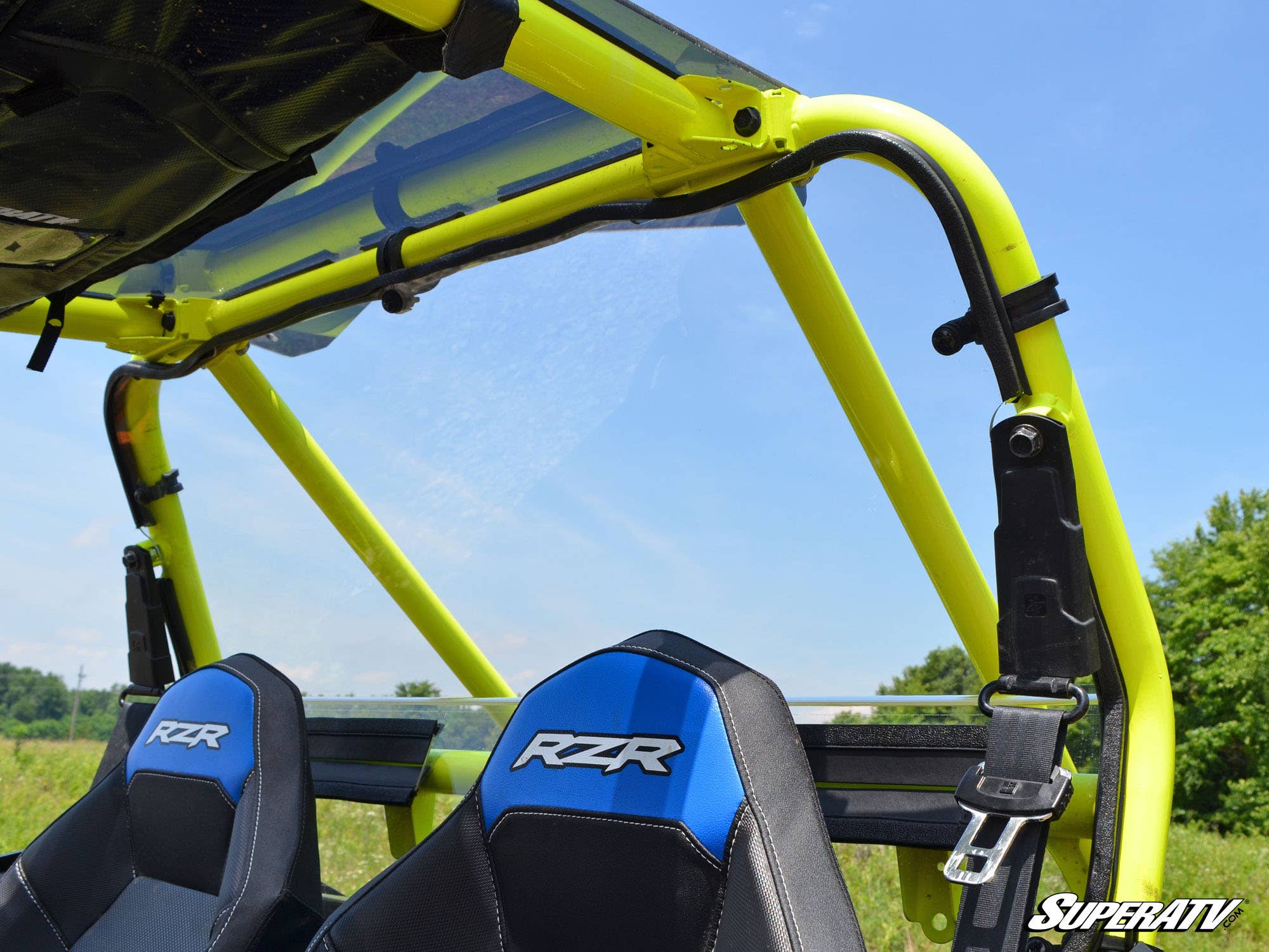 Photo of SuperATV Polaris RZR S 1000 Rear Windshield by SuperATV - Premium Windshields for UTVs / Side by Sides