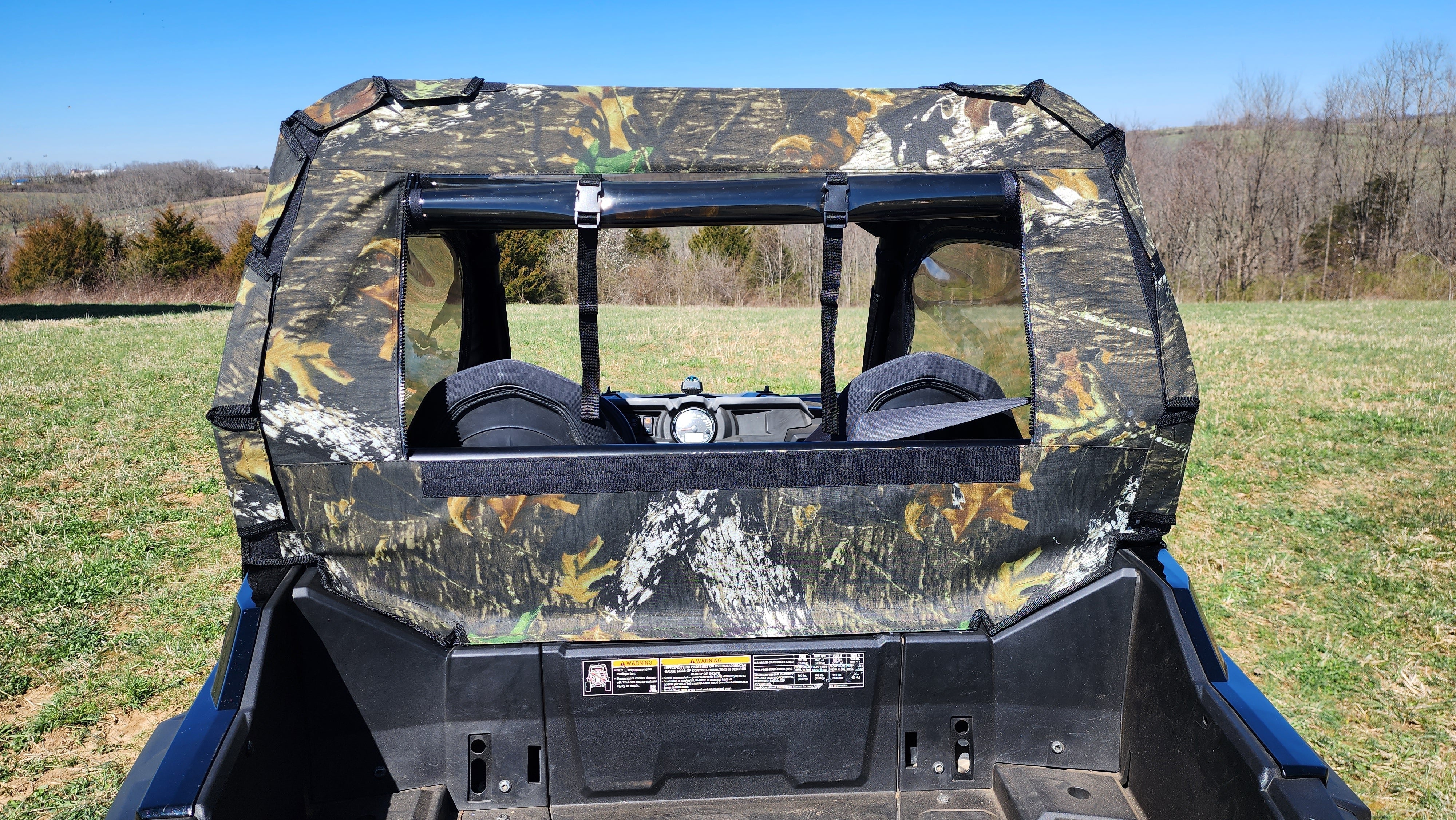 Photo of Polaris RZR 900 - Soft Back Panel by 3 Star UTV - Premium Enclosures for UTVs / Side by Sides