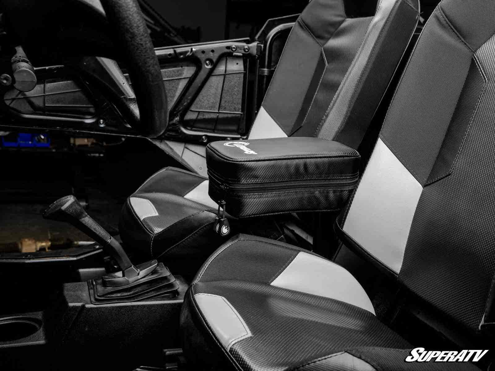 Photo of SuperATV Polaris RZR Armrest Gun Safe by SuperATV - Premium Storage for UTVs / Side by Sides
