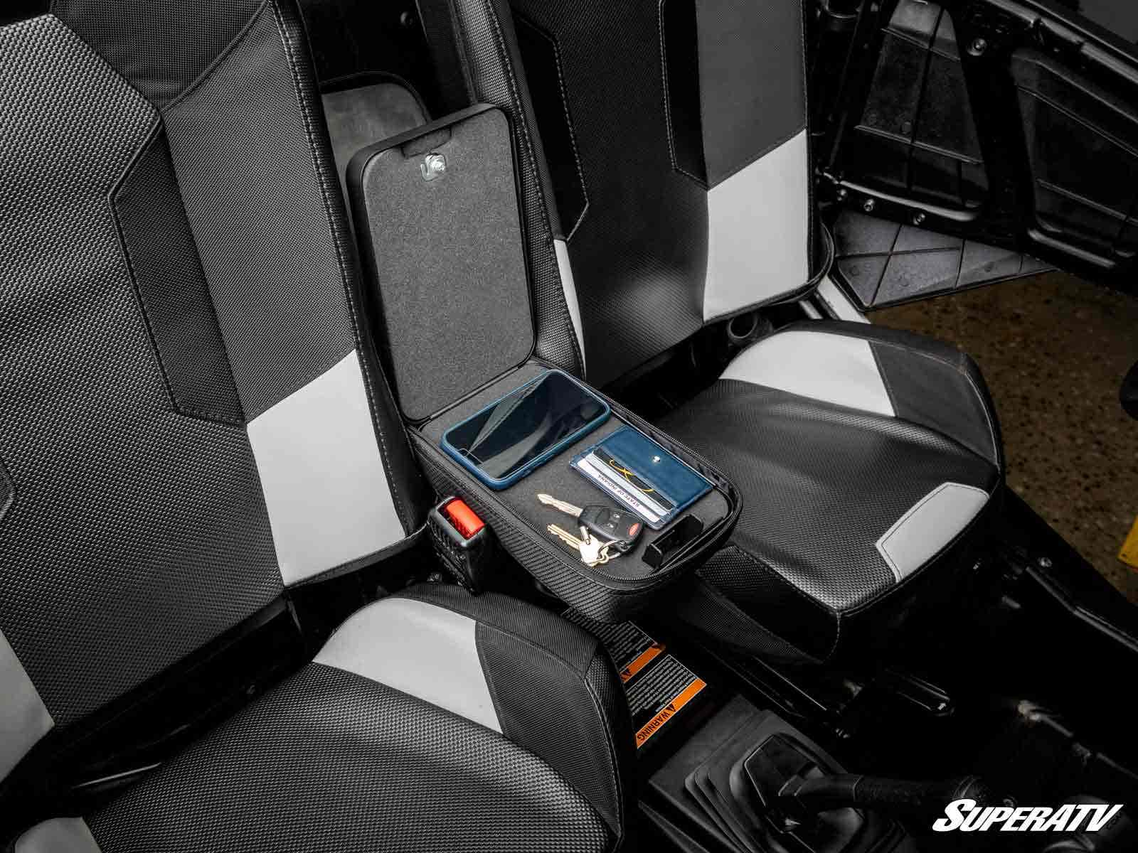 Photo of SuperATV Polaris RZR Armrest Gun Safe by SuperATV - Premium Storage for UTVs / Side by Sides