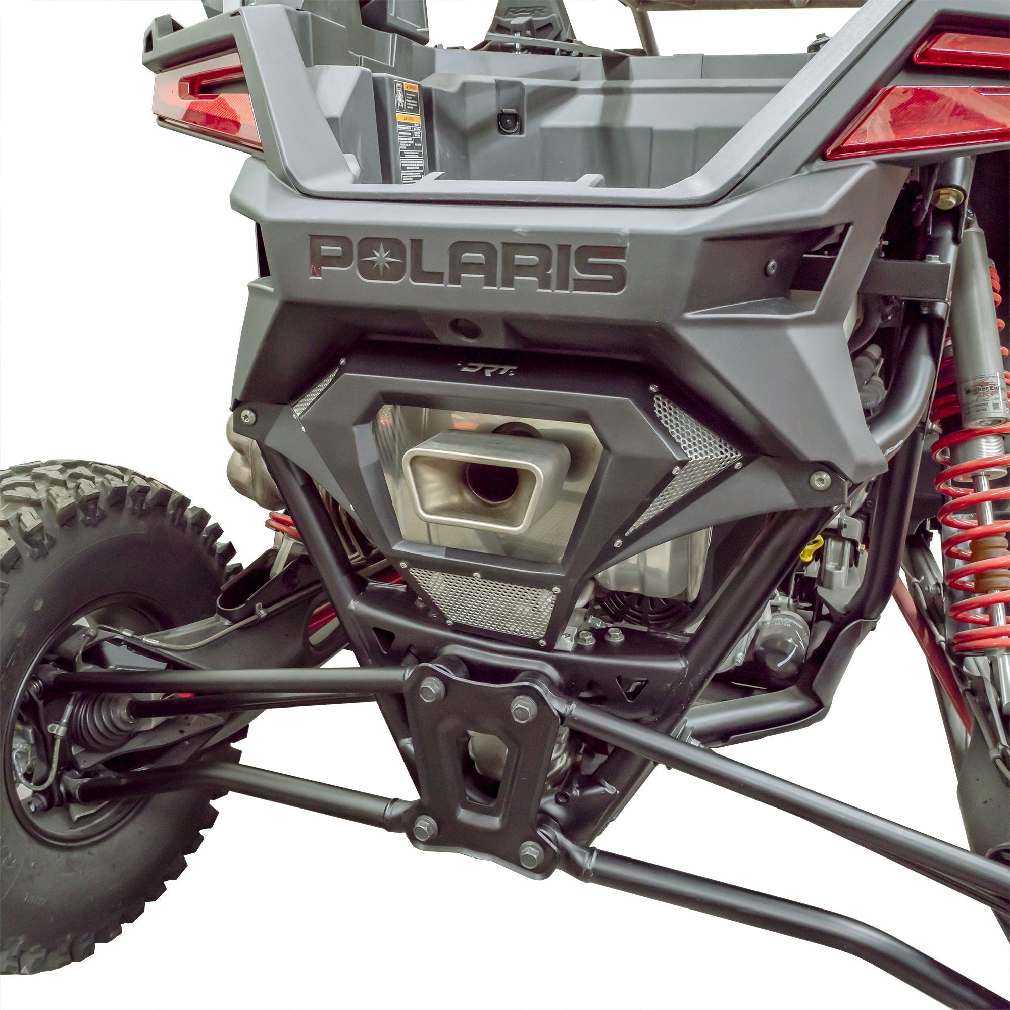 Photo of Polaris RZR Pro R Aluminum Exhaust Cover by DRT Motorsports - Premium Body for UTVs / Side by Sides