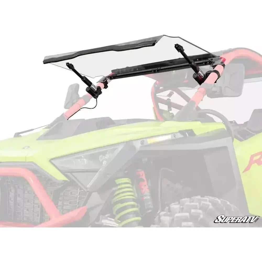 Photo of Polaris RZR Pro R MaxDrive Power Filp Windshield by SuperATV - Premium Windshields for UTVs / Side by Sides