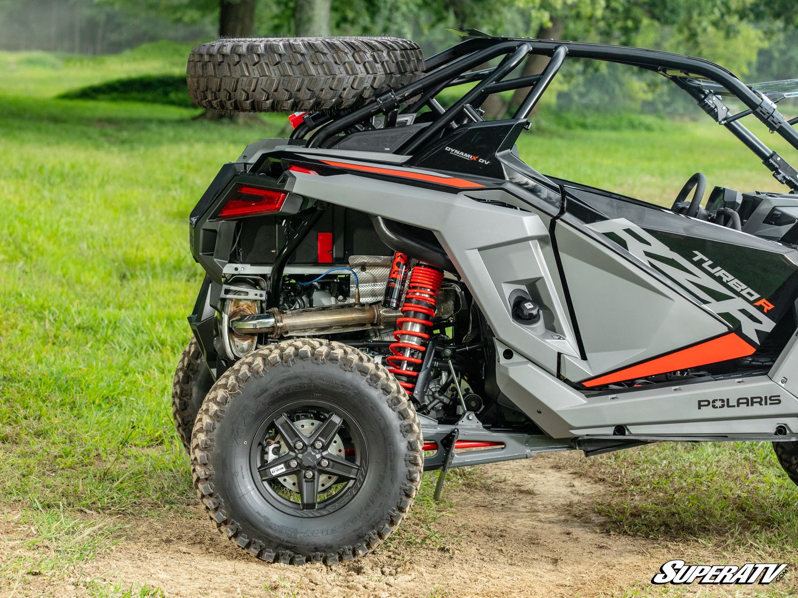 Photo of SuperATV Polaris RZR Pro R Spare Tire Carrier by SuperATV - Premium Storage for UTVs / Side by Sides