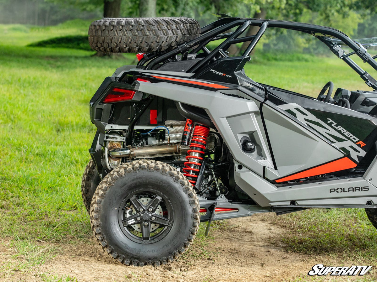 Photo of SuperATV Polaris RZR Turbo R Spare Tire Carrier by SuperATV - Premium Spare Tire Mounts for UTVs / Side by Sides