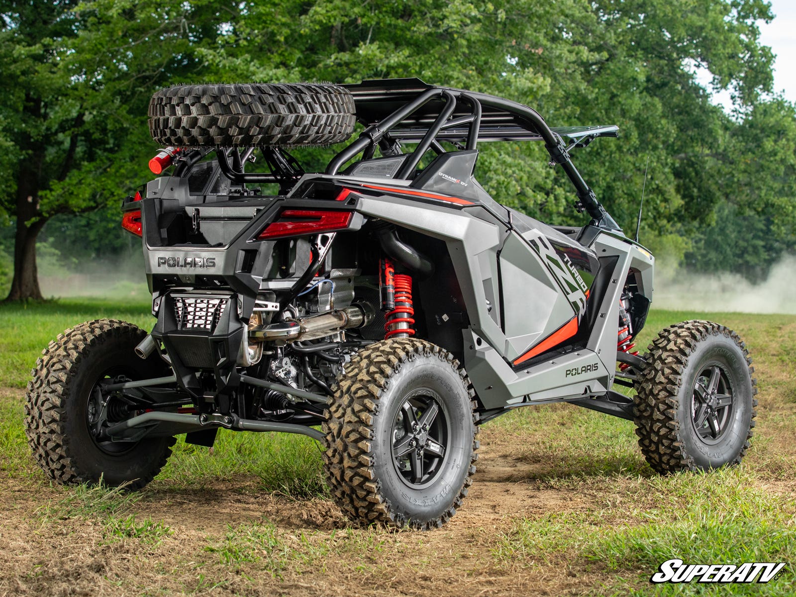 Photo of SuperATV Polaris RZR Pro R Spare Tire Carrier by SuperATV - Premium Storage for UTVs / Side by Sides