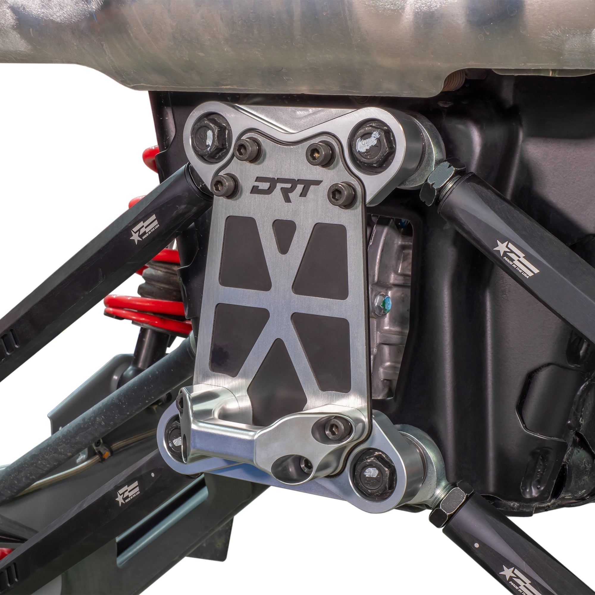Photo of Polaris RZR Pro R / Turbo R 3-Piece Radius Plate by DRT Motorsports - Premium Radius Rod Plates for UTVs / Side by Sides