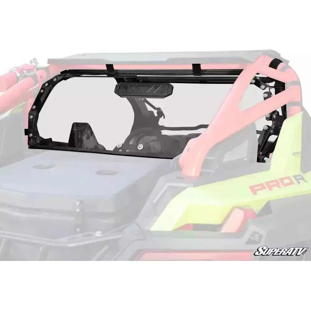 Photo of Polaris RZR Pro R Vented Rear Windshield by SuperATV - Premium Windshields for UTVs / Side by Sides