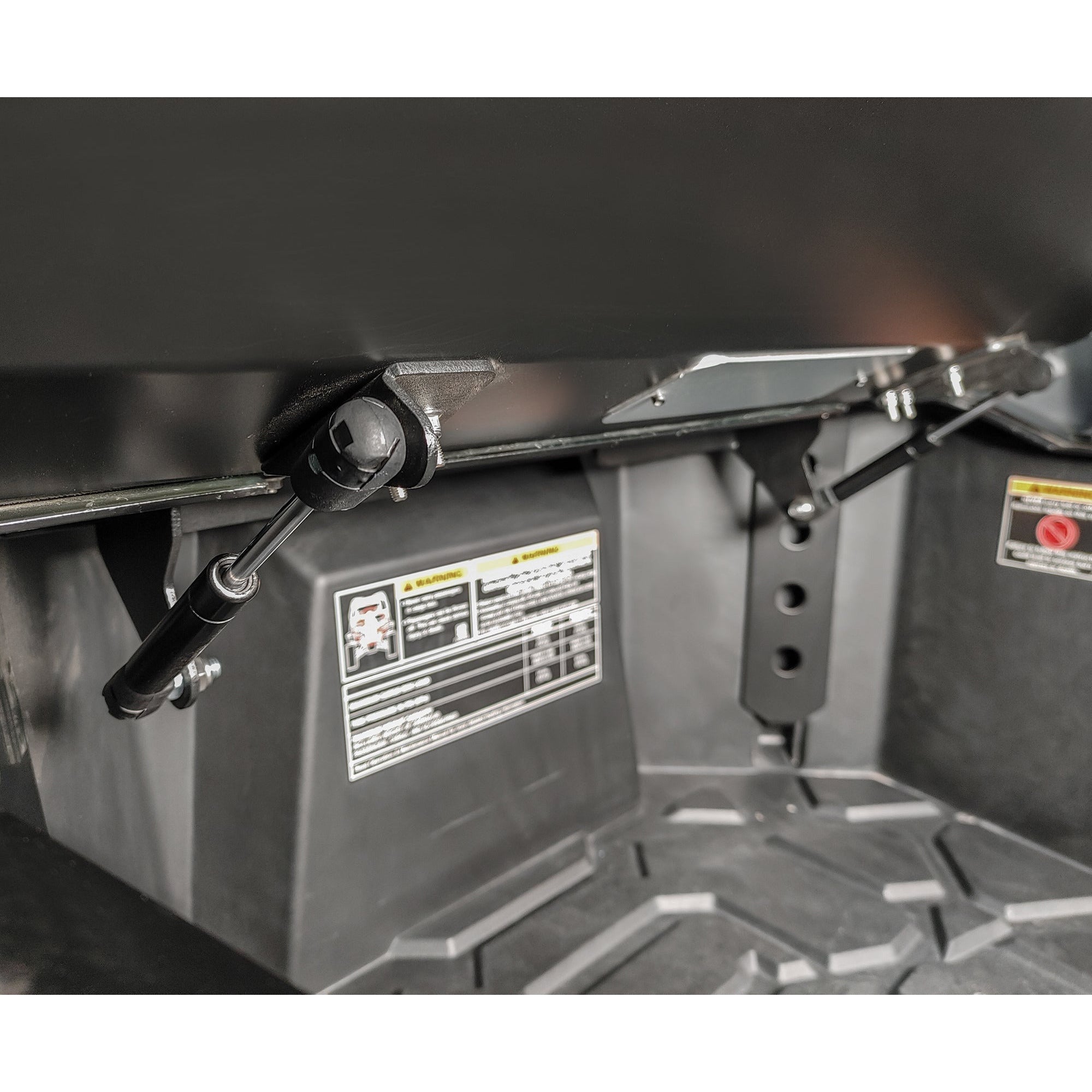 Photo of Polaris RZR Pro / Turbo R Trunk Enclosure Gas Strut Lift Kit by DRT Motorsports - Premium Storage for UTVs / Side by Sides